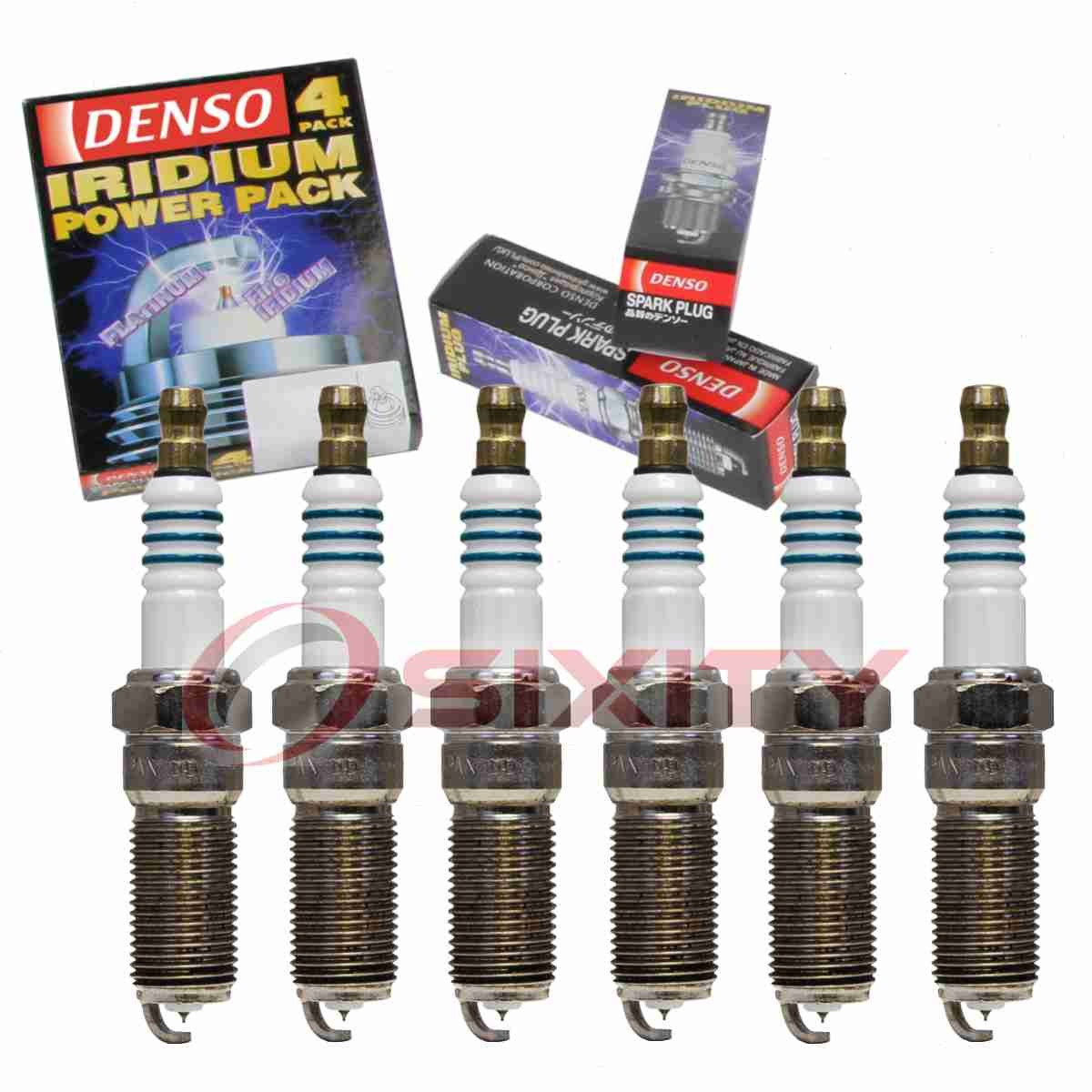 6 pc Denso Iridium Power Spark Plugs for 2008-2009 Chevrolet Equinox 3.6L V6 hb