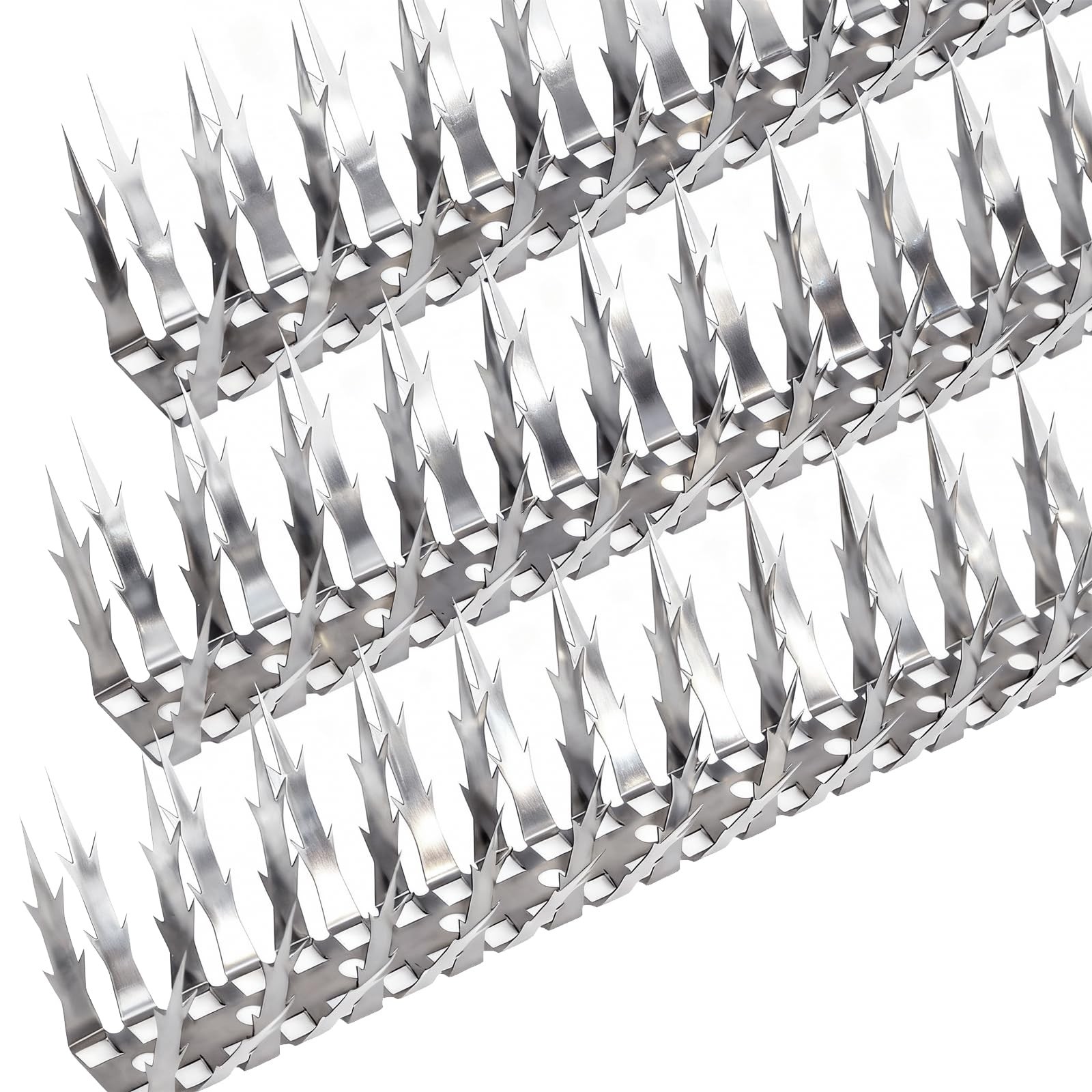 Quunoot Bird Spikes, 5 FT Stainless Steel Bird Deterrent Spikes, Pigeon Spike...
