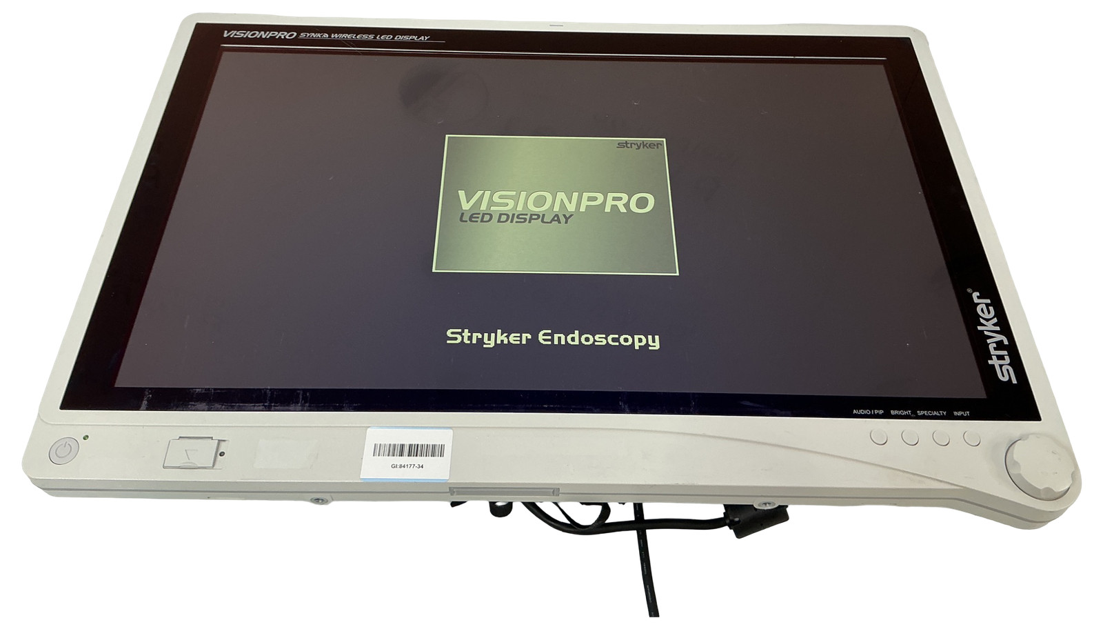 STRYKER 26" VISIONPRO SYNK HD LED DISPLAY, NO POWER SUPPLY