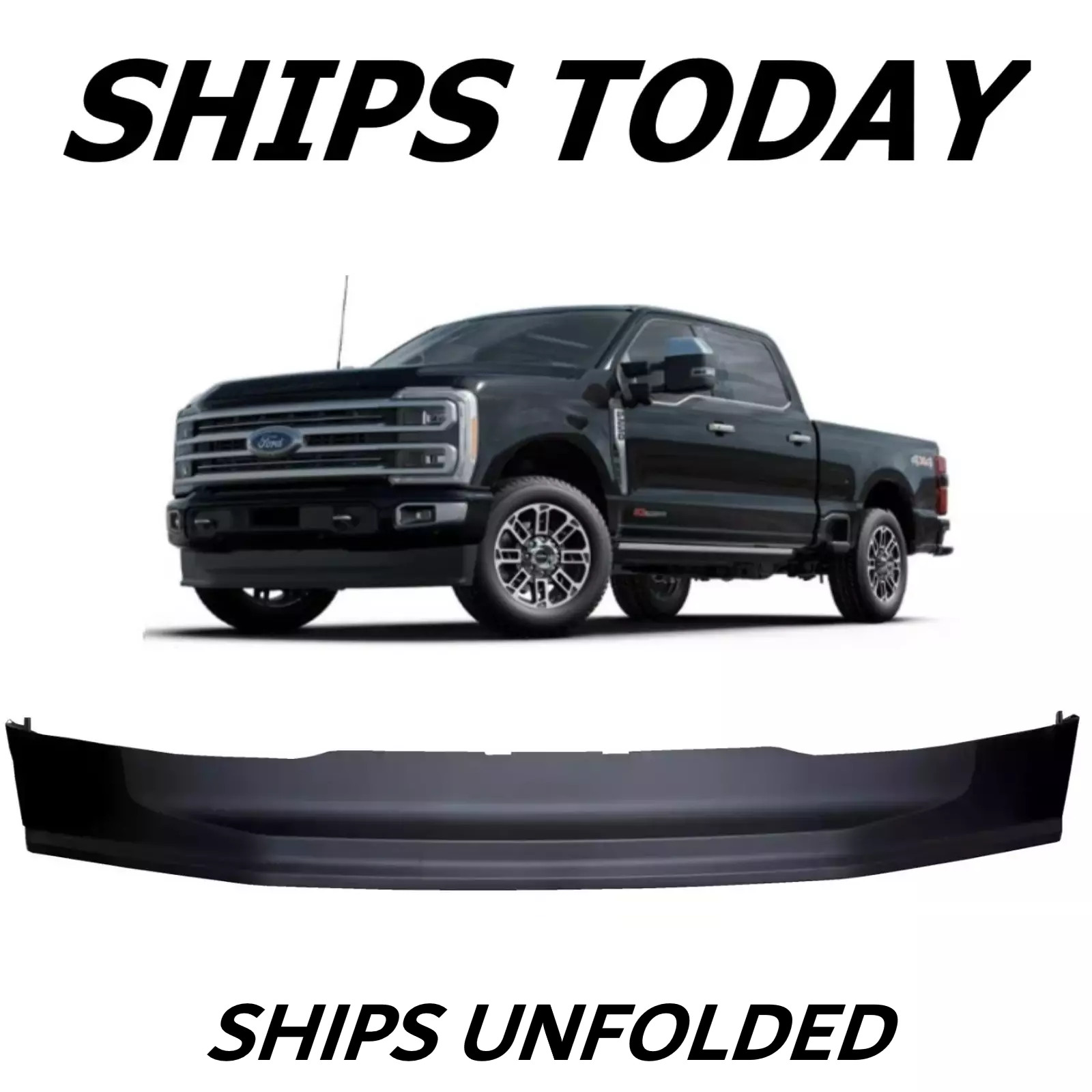 NEW Front 8" Lower Valance For 2023-2025 Ford F-250 F-350 F-450 F-550