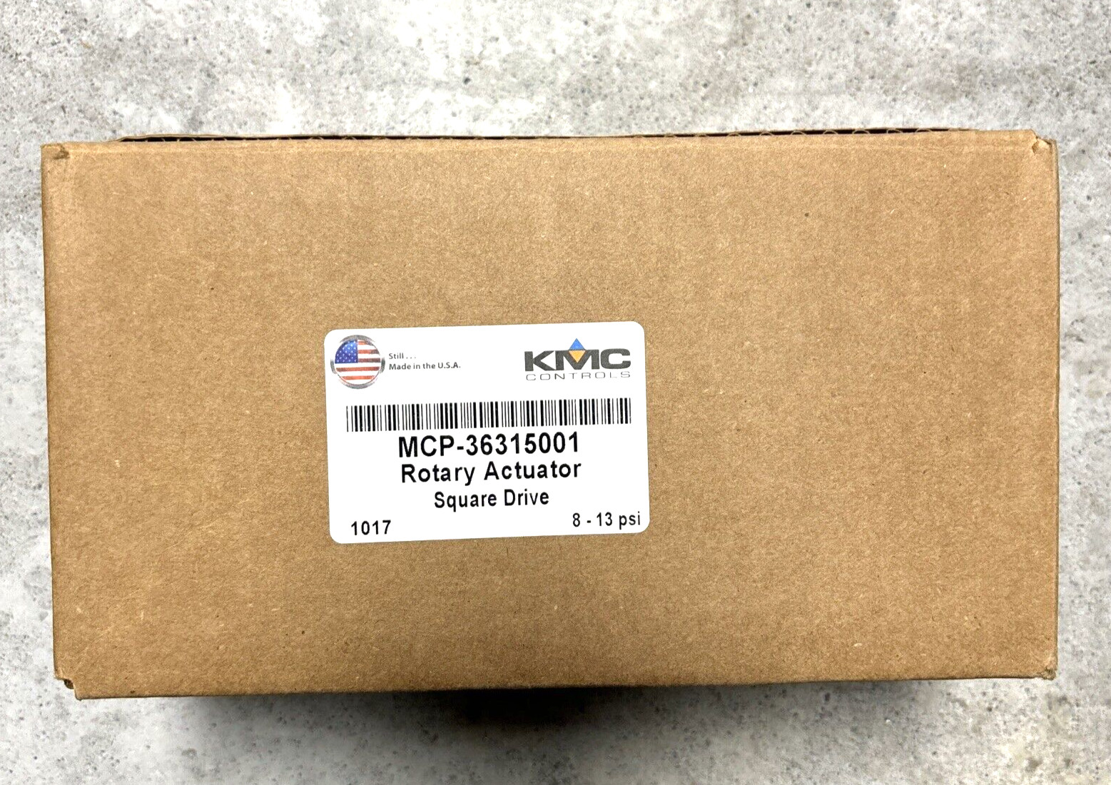 KMC MCP-36315001 Actuator: Rotary, 8-13 PSI, Square Shaft