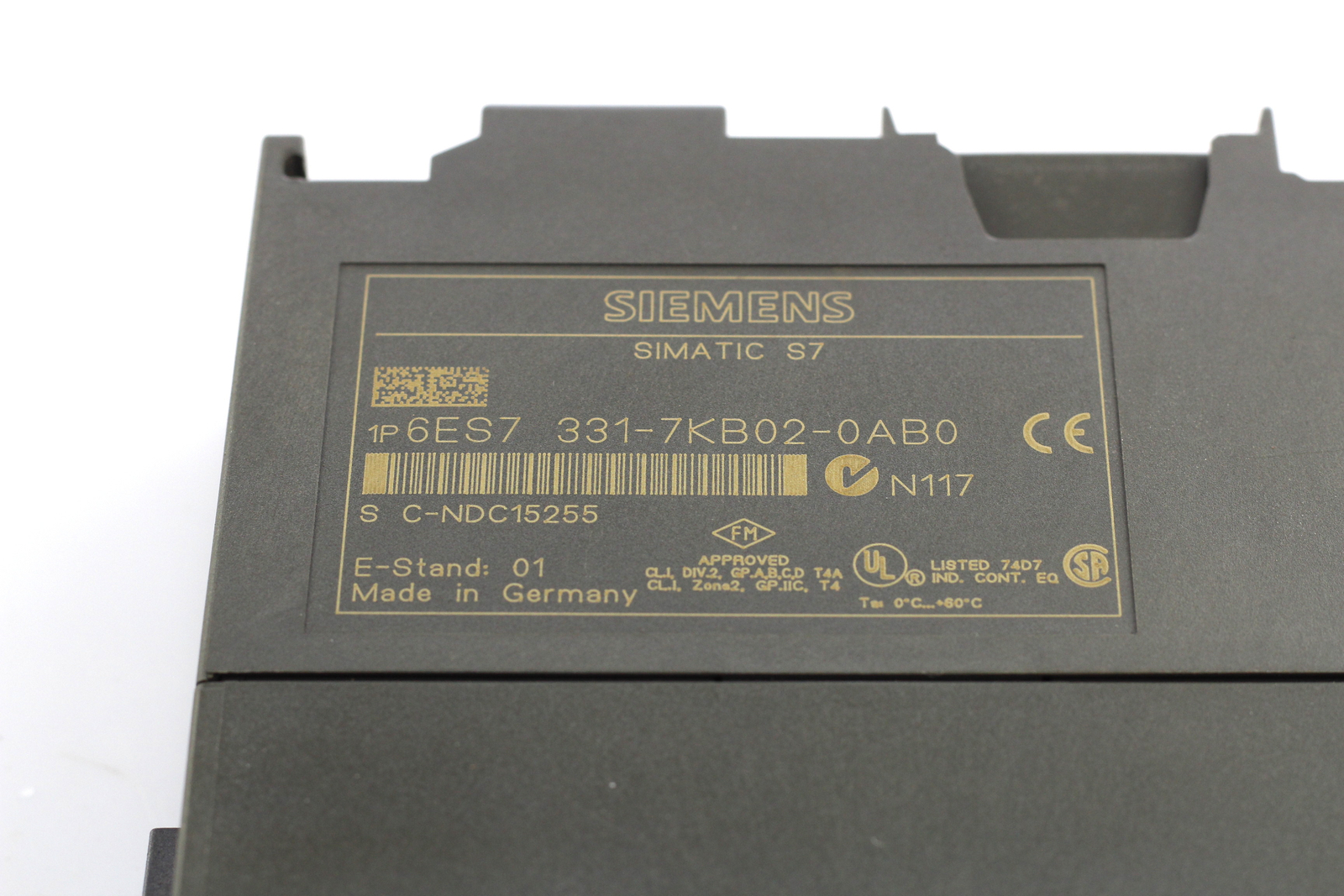 SIEMENS 6ES7 331-7KB02-0AB0 ANALOG INPUT MODULE
