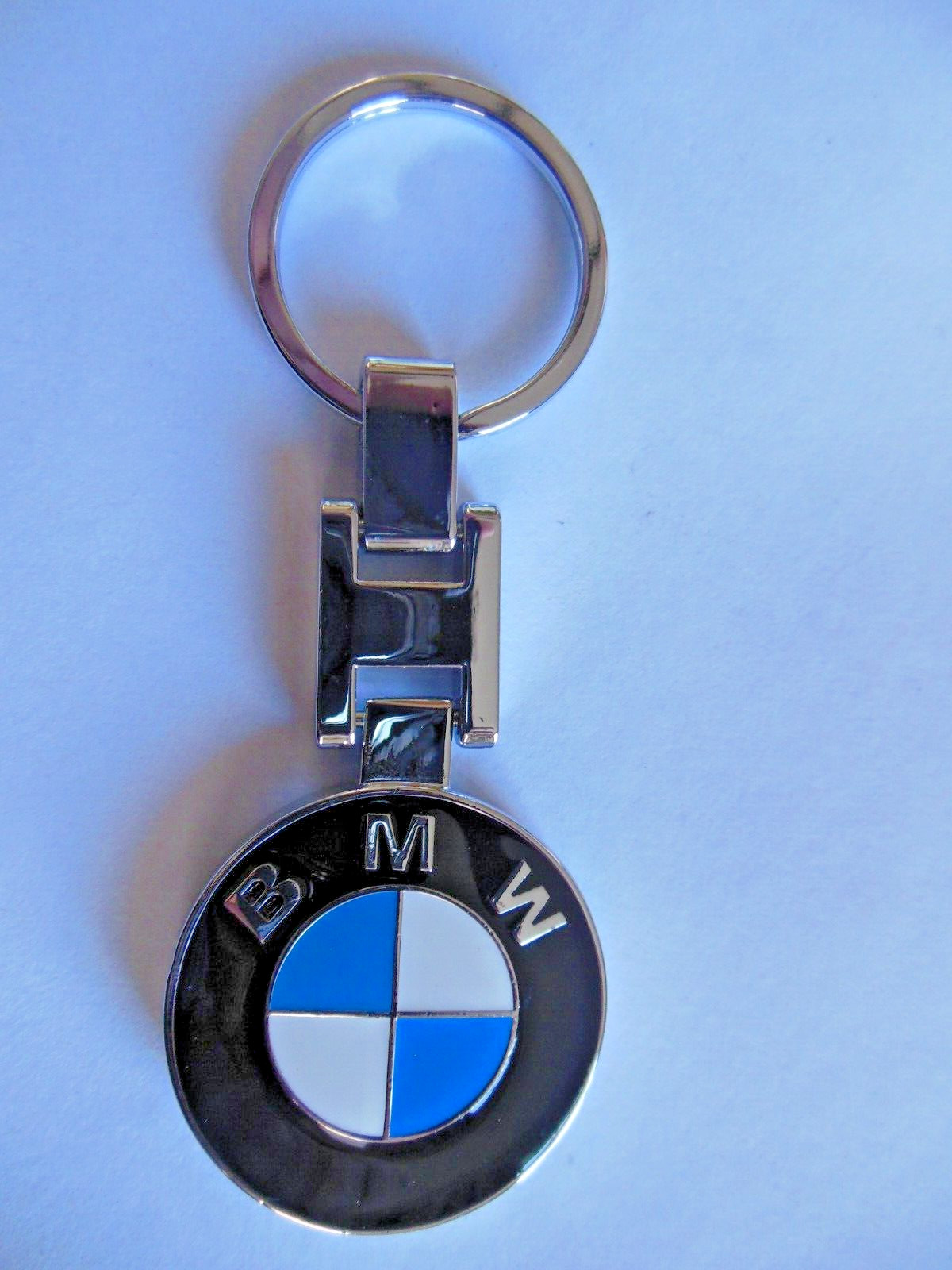 BMW  Logo ** Keychain  2 - D ** Chrome Metal   * Free  Shipping