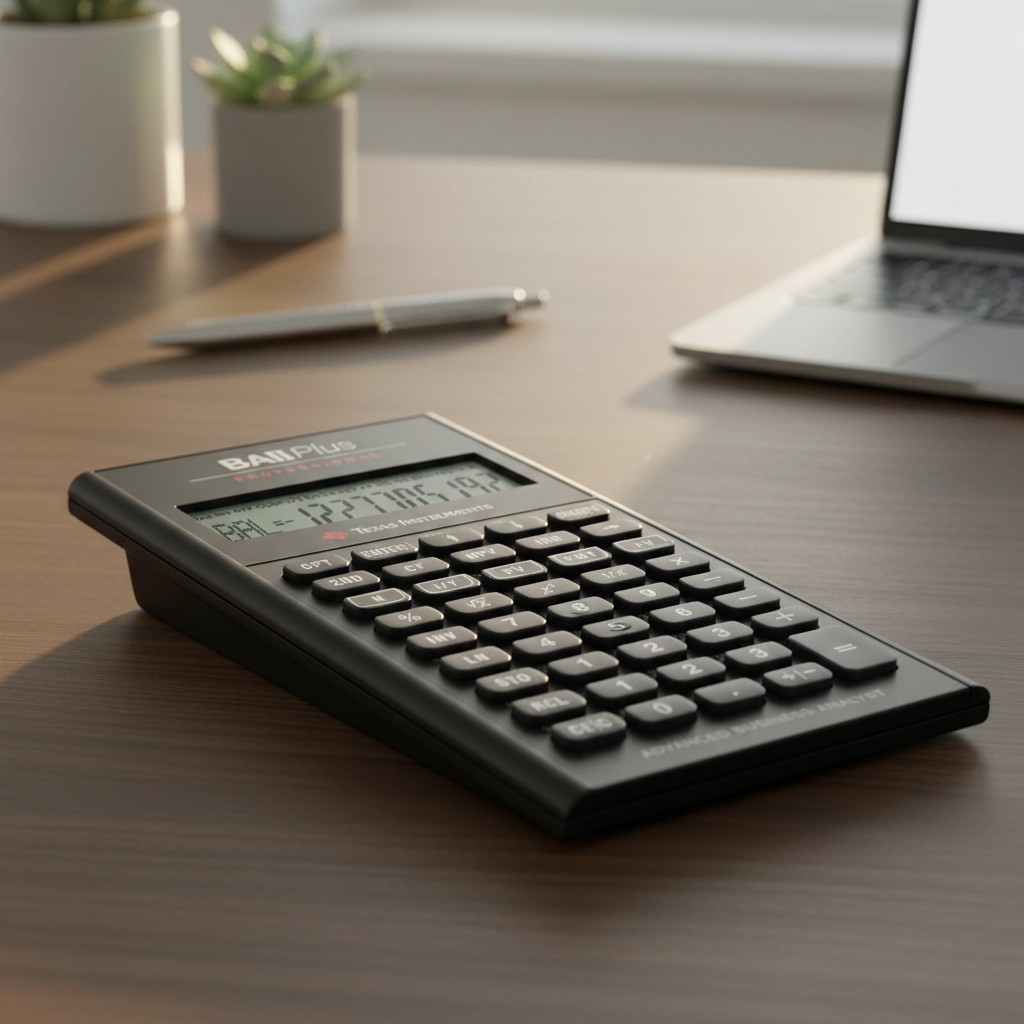 Efficient BA II Plus Calculator with Automatic Power Down Feature for Durability
