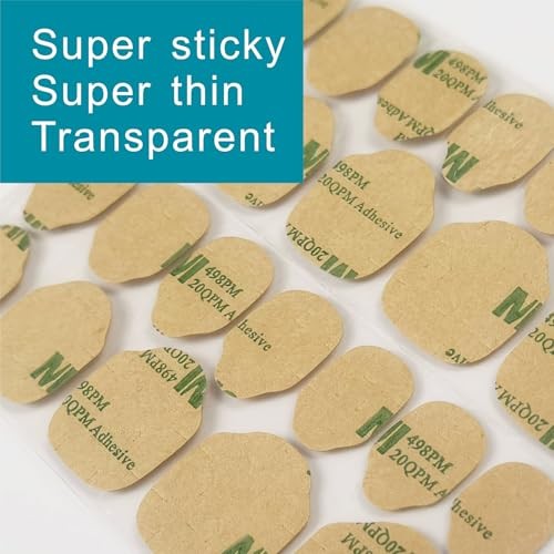 Nail Adhesive Tabs Transparent Double Side Nail Sticky Tabs, 1200PCS Press On
