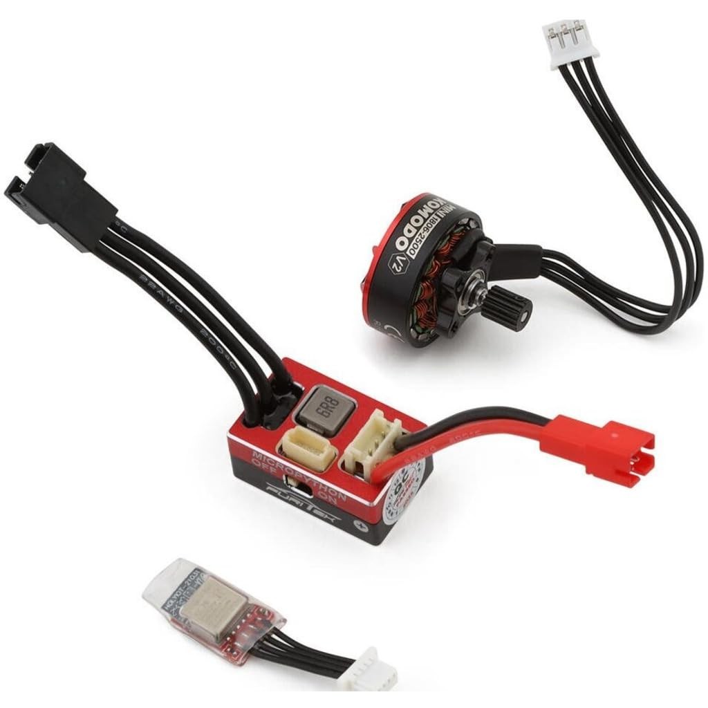 furitek MicroSilk 2025 Brushless Power System with MicroPython Compact, Red