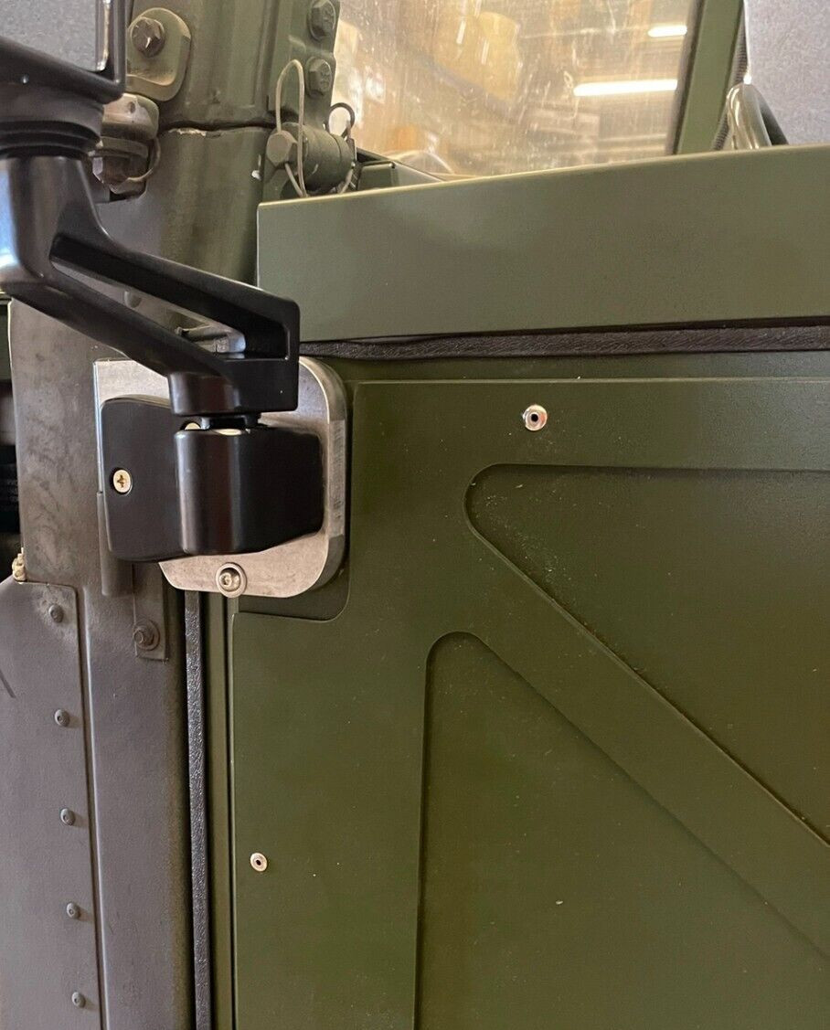 Aftermarket Sport Mirrors + Adapter Plates - Set Of 2, fits HUMVEE X-doors