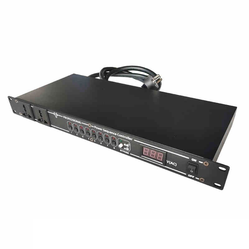 CP0803 13000W Power Sequence Controller w/ 8 Sequential Power Output Sockets os6