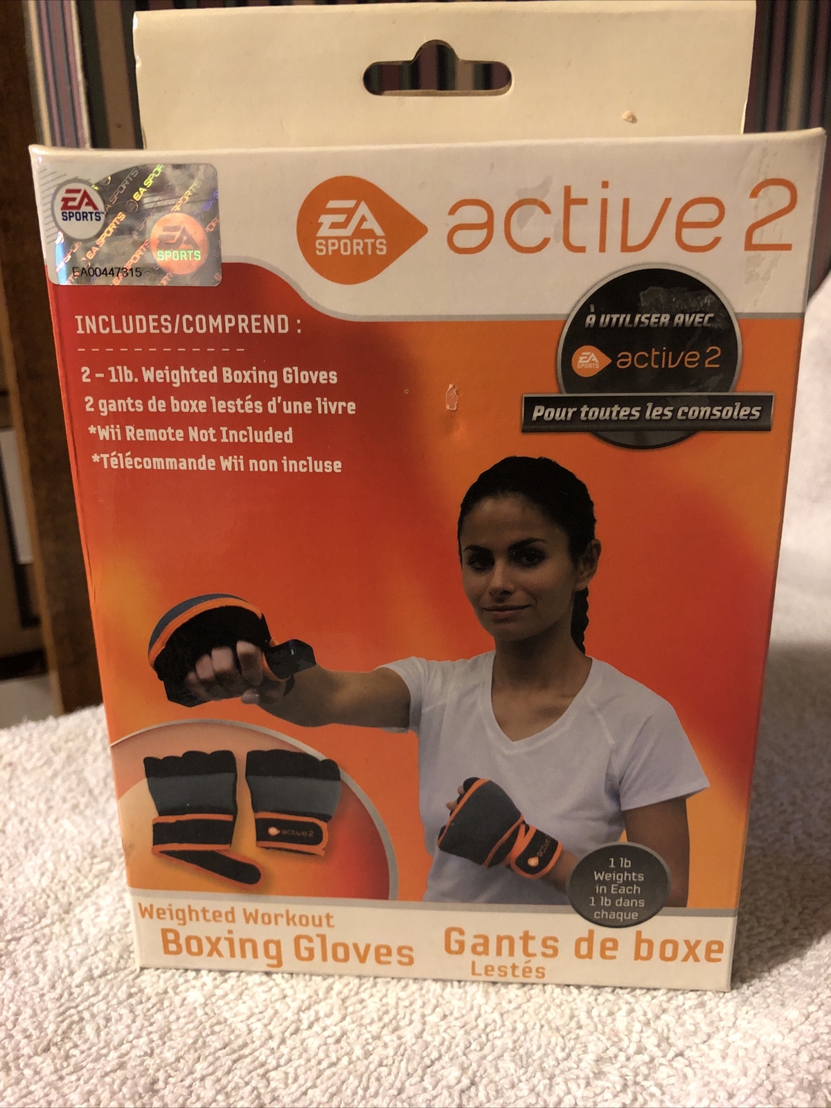 EA sports active 2 weighted workout boxing gloves