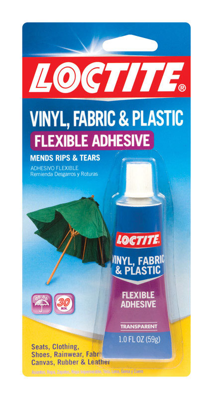 Henkel Vinyl Fabric and Plastic Transparent Flexible Adhesive Mends