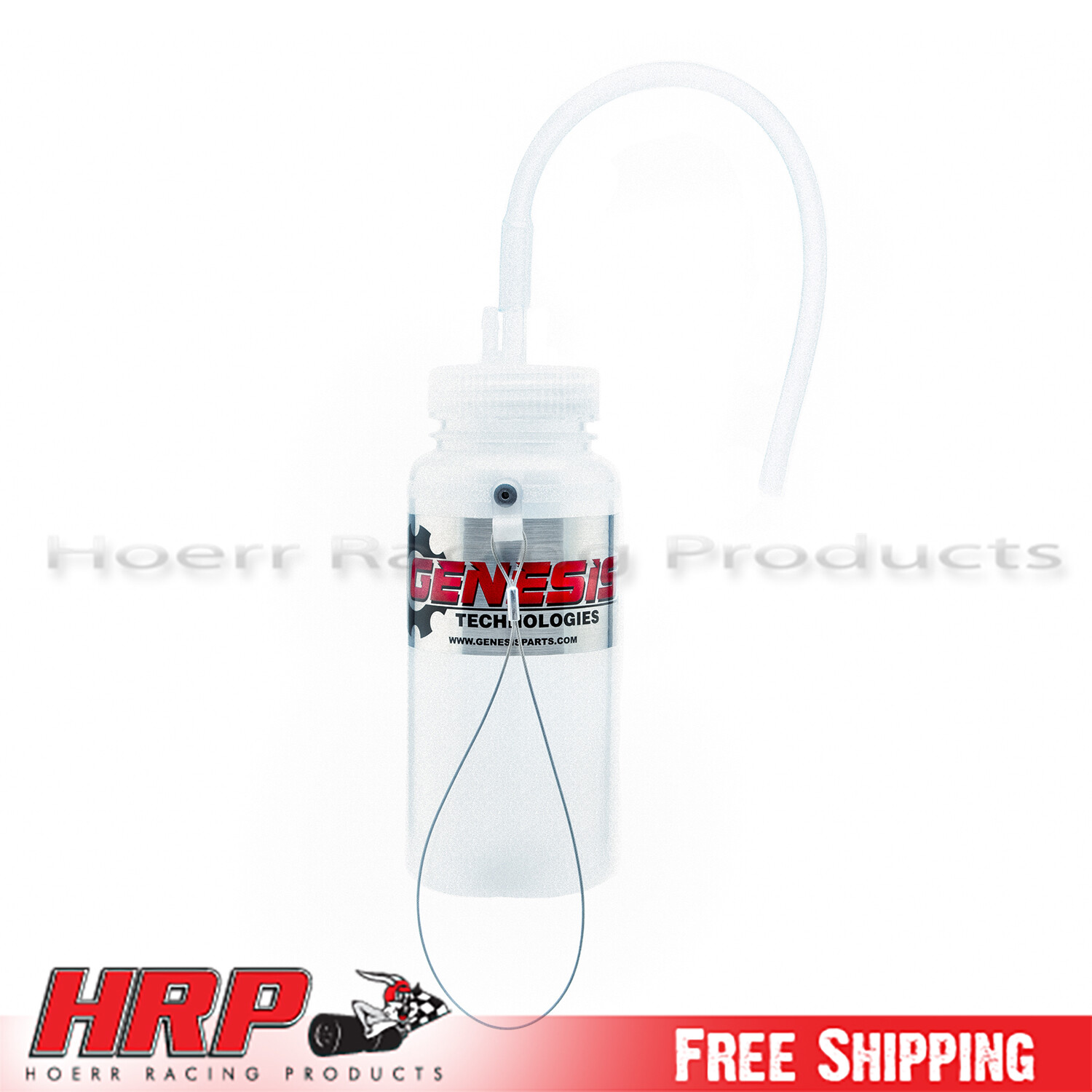 Genesis One Person Brake Bleeder Bottle with Magnet Hold and Cable Mount