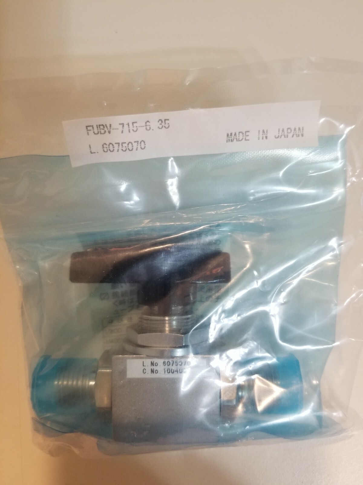 Fujikin FUBV-715-6.35