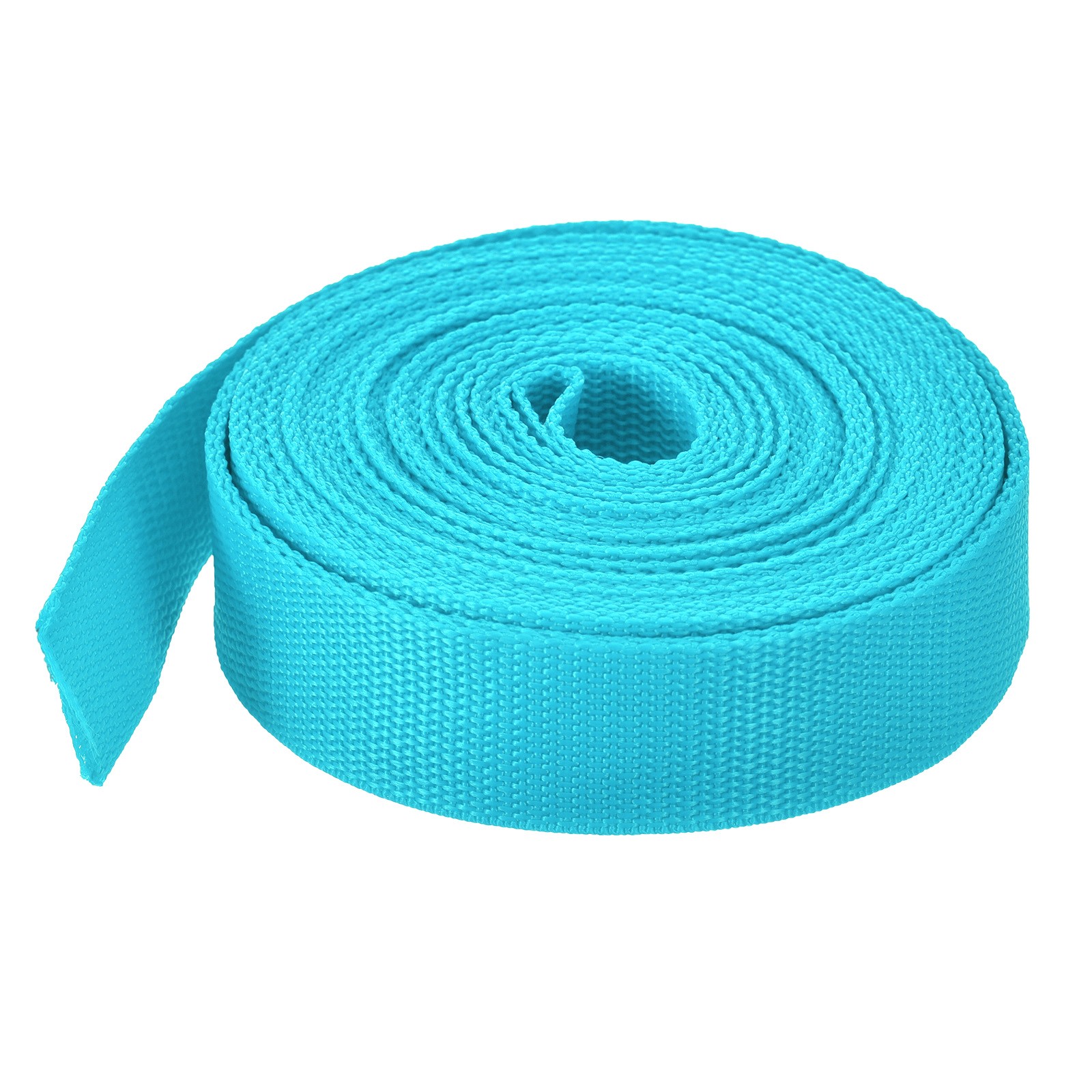 Lightweight Polypropylene Webbing Strap 1 1/4" 10 Yard Backpack Light Blue