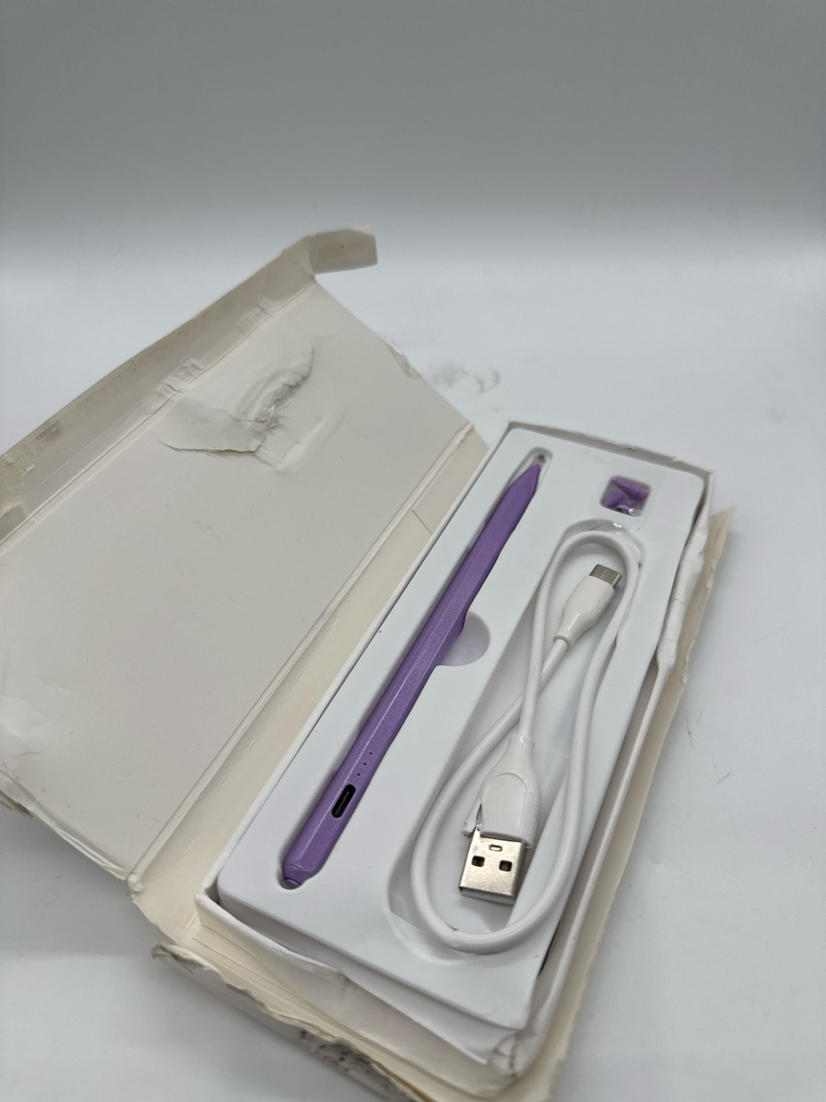 MEKO Active Stylus Pen Palm Rejection Purple for iPad Pro 12.9 11 in Air Mini