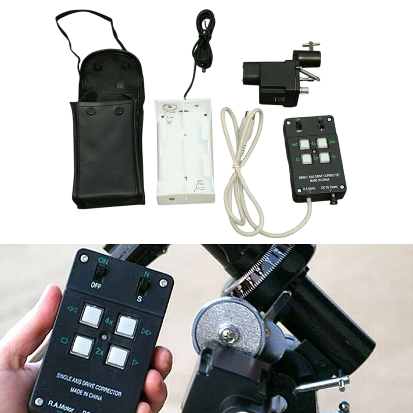 Equatorial Mount Single Axis Solid Motor Drive Corrector Heel for Telescope