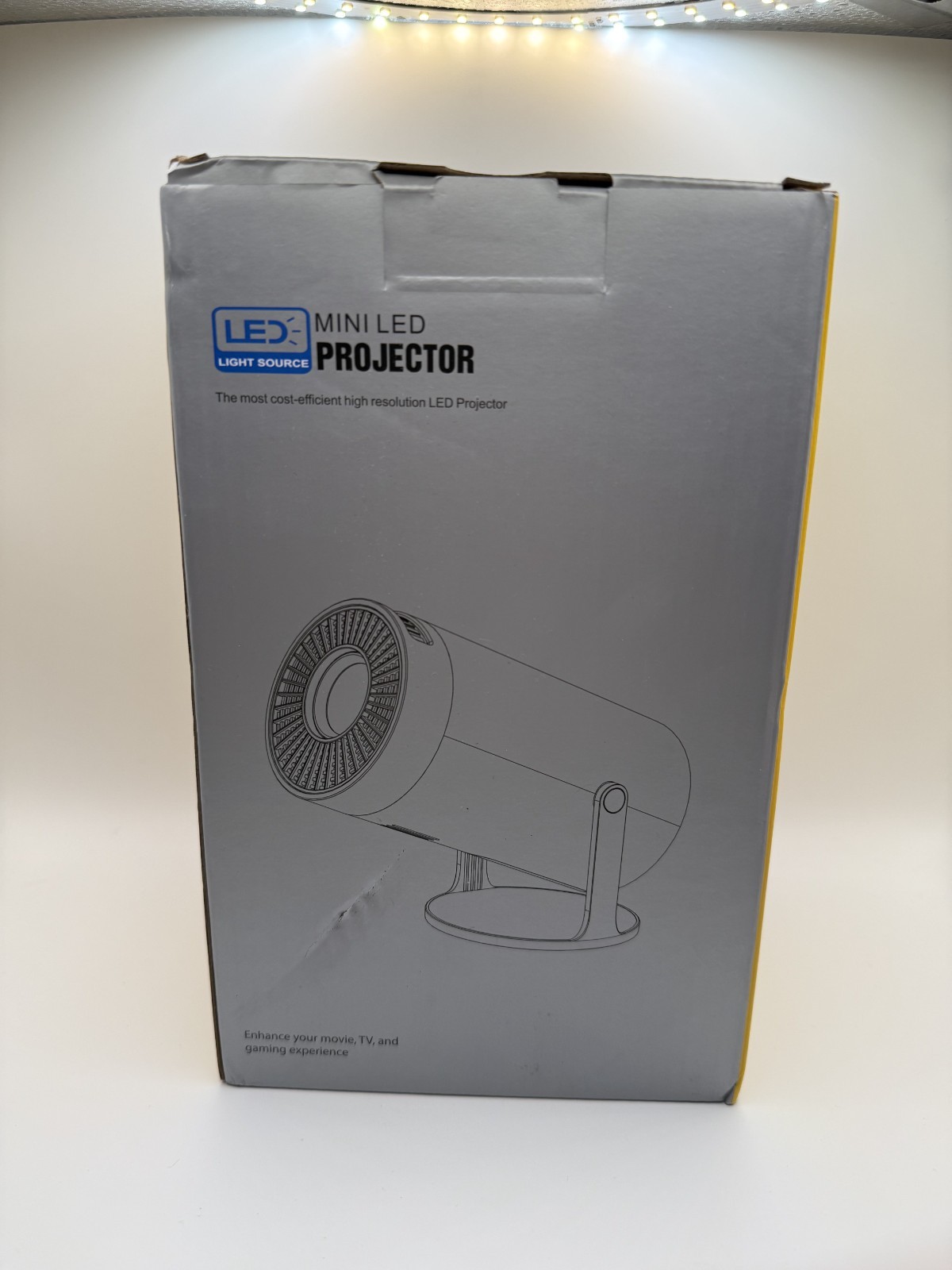 LED Light Source, Mini LED Projector Most Cost-Efficient High Resolution - New