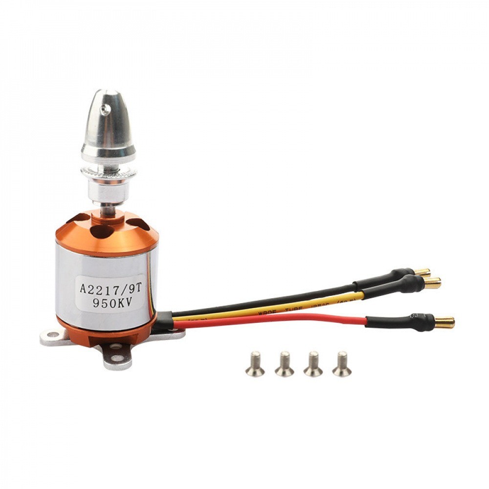 A2217 RC Aircraft Brushless Motor 950-2700KV 2-3S for RC Fixed Wing Drone