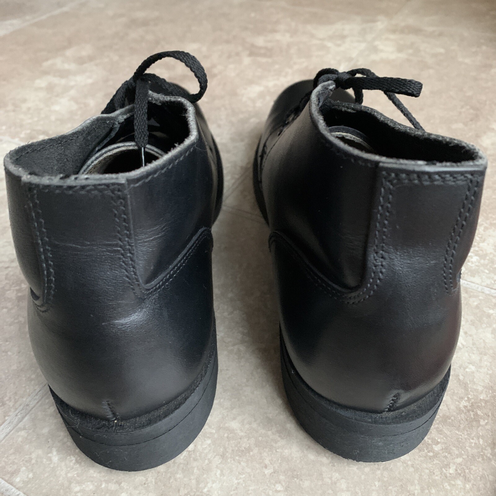 VTG’89 ADDISON SHOE CO 93616 Steel Toe Ankle Leather Boots Men’s Sz 5.5 R Wo’s 7