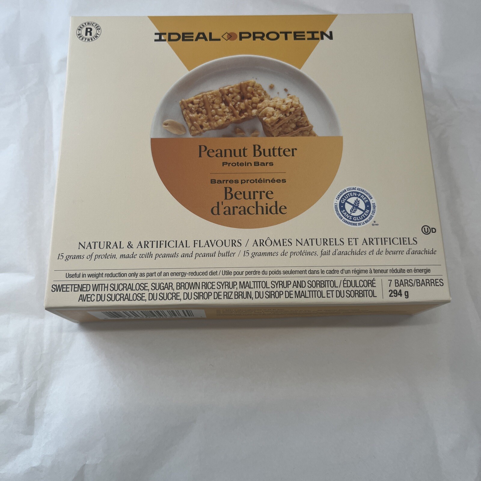 Ideal Protein Peanut butter bars BB 12/31/26 FREE Ship