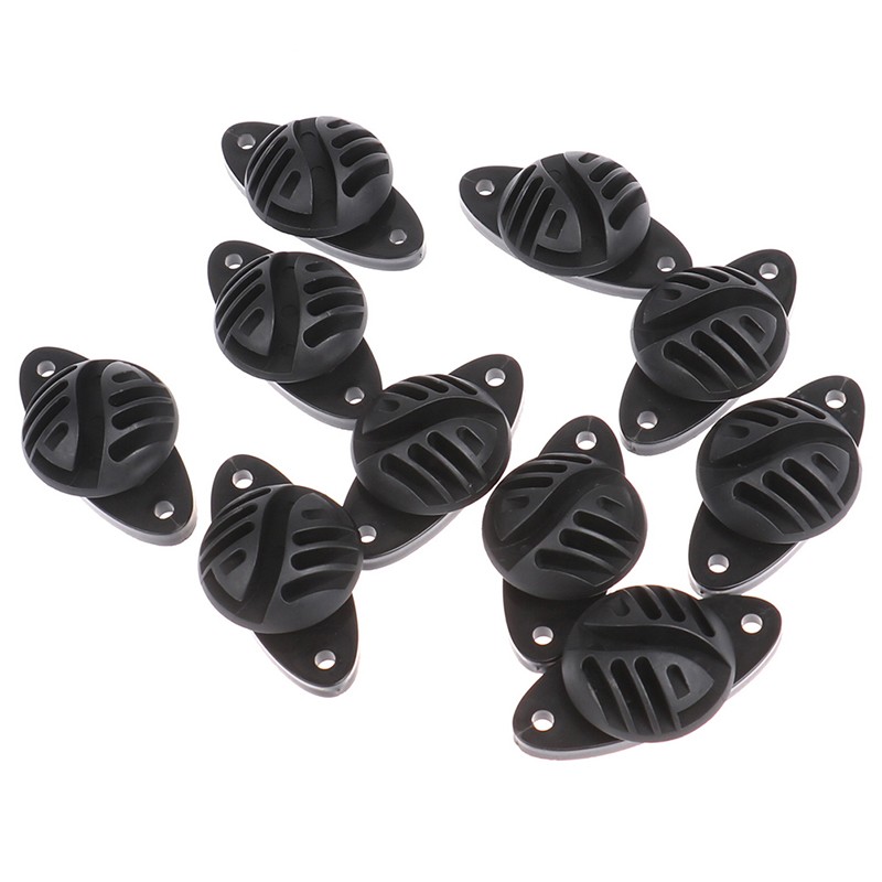 10pcs/lot Ring Hook Screw Electric Fence Plastic Insulator Aluminium All EcAt1