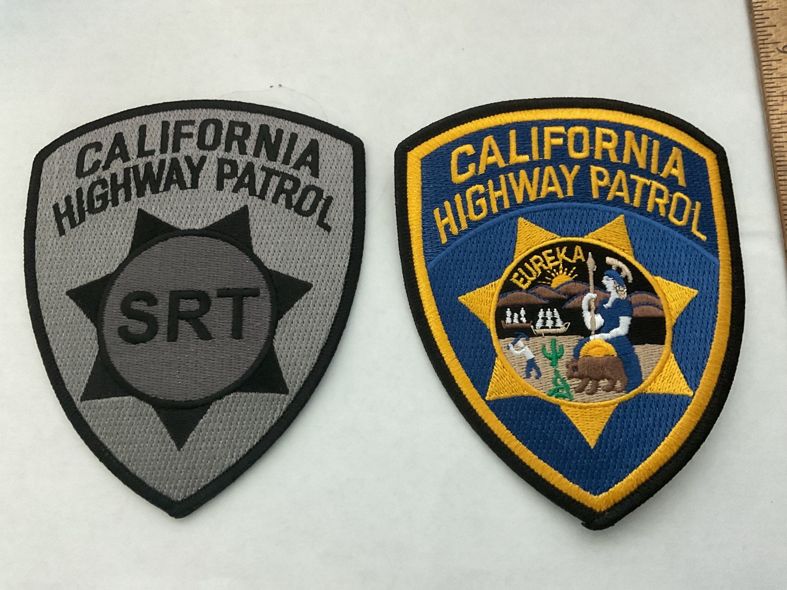 California Highway Patrol collectable Patch and SRT with tracking & Insured