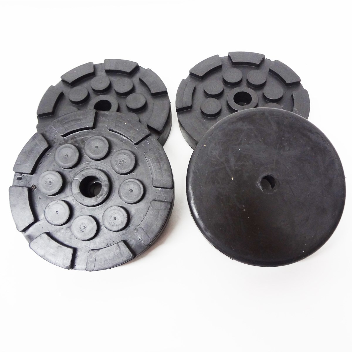 QUALITY LIFT ROUND RUBBER PADS for OLDER STYLE QUALITY LIFTS SET OF 4 26K25030