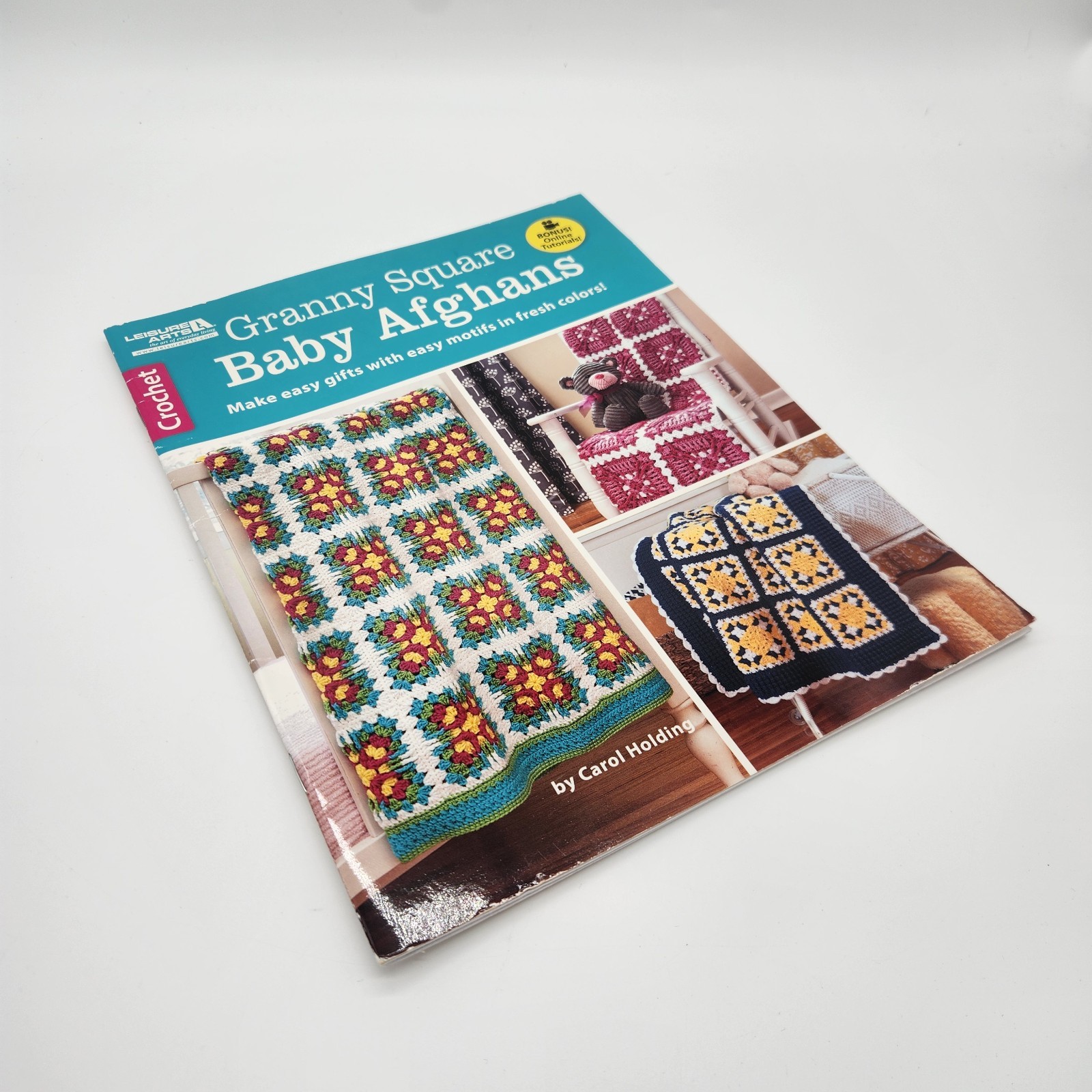 Leisure Arts Granny Square Baby Afghans Crochet Book, Granny Square Crochet