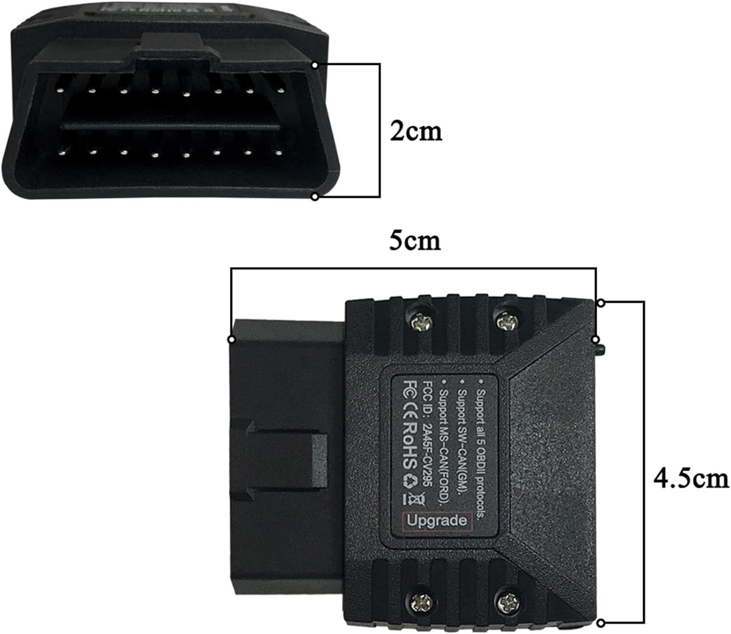 Vgate vLinker MC+ BT 4.0 OBD2 Car Scanner Tool Auto Diagnostic Device Adapter