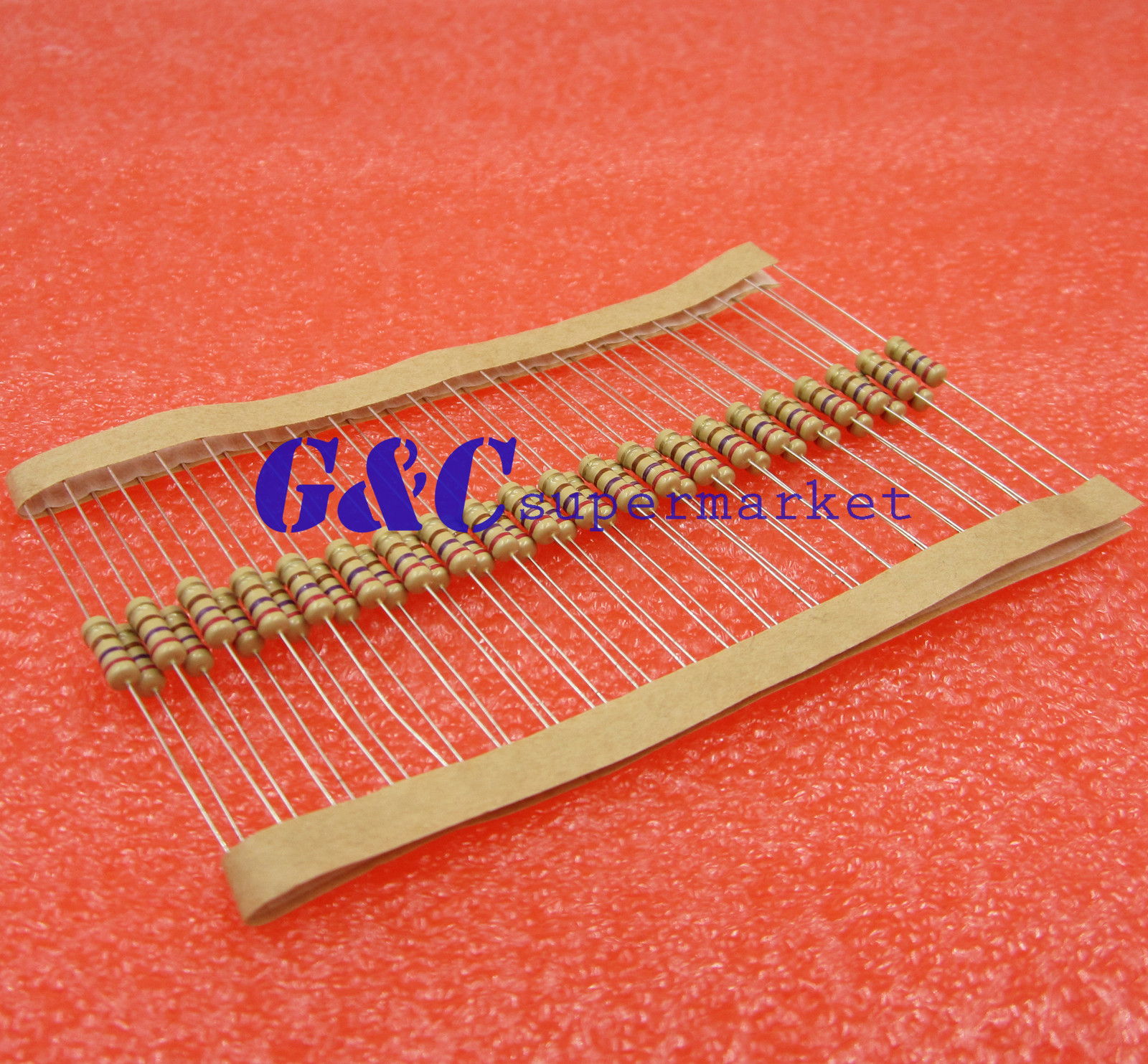 500PCS 1KΩ 1K Ohm 1/4W 0.25W 5% Carbon Film Resistors CF