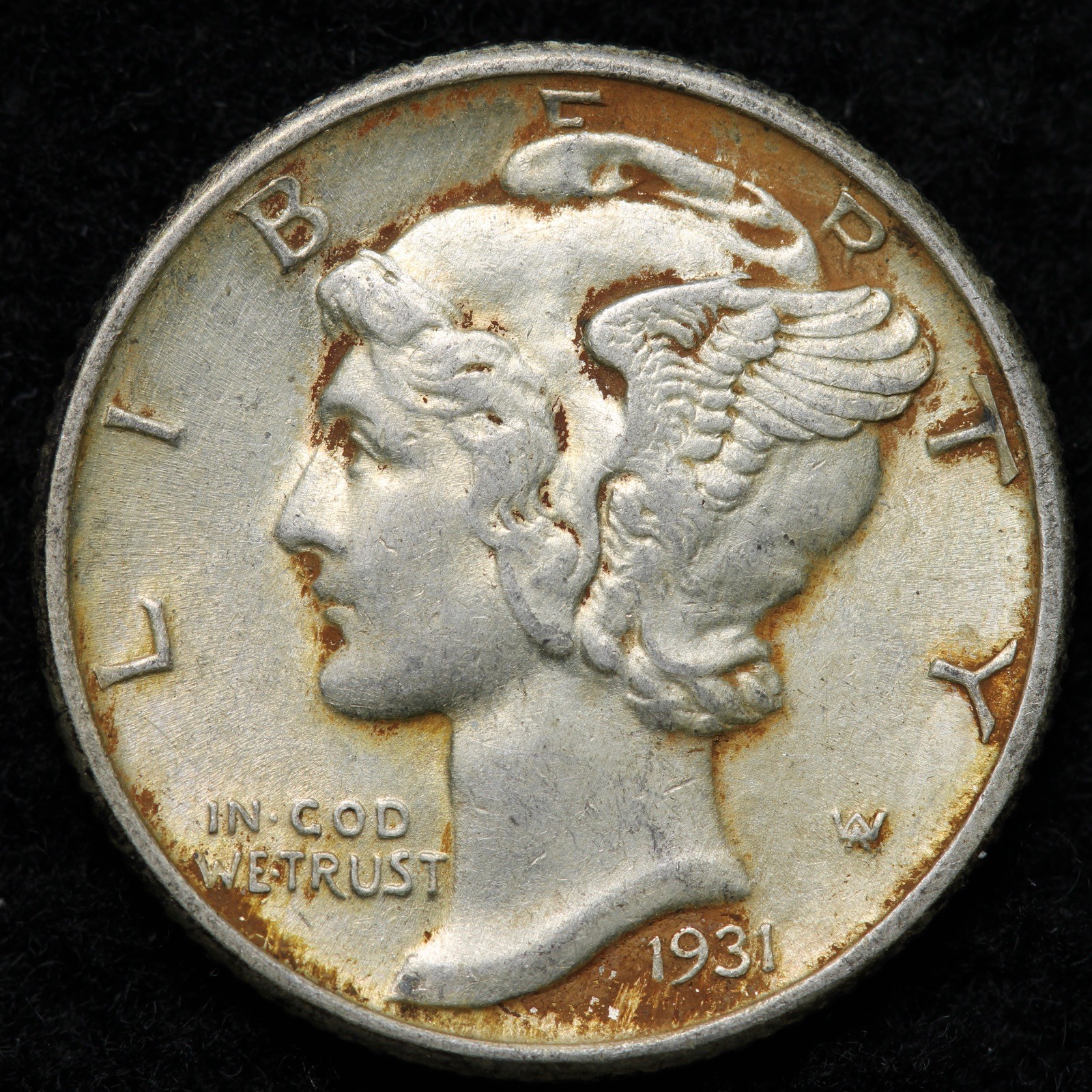 1931 Mercury Silver Dime BU *UNCIRCULATED* MS E274 GVTCC