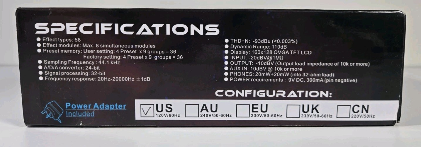NUX MG-100 Modelling Guitar Effects Processor
