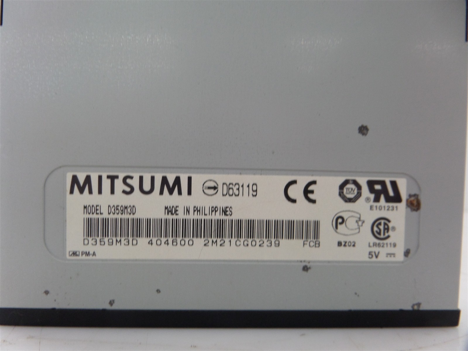 Mitsumi D359M3D 3.5in Floppy Disk Drive