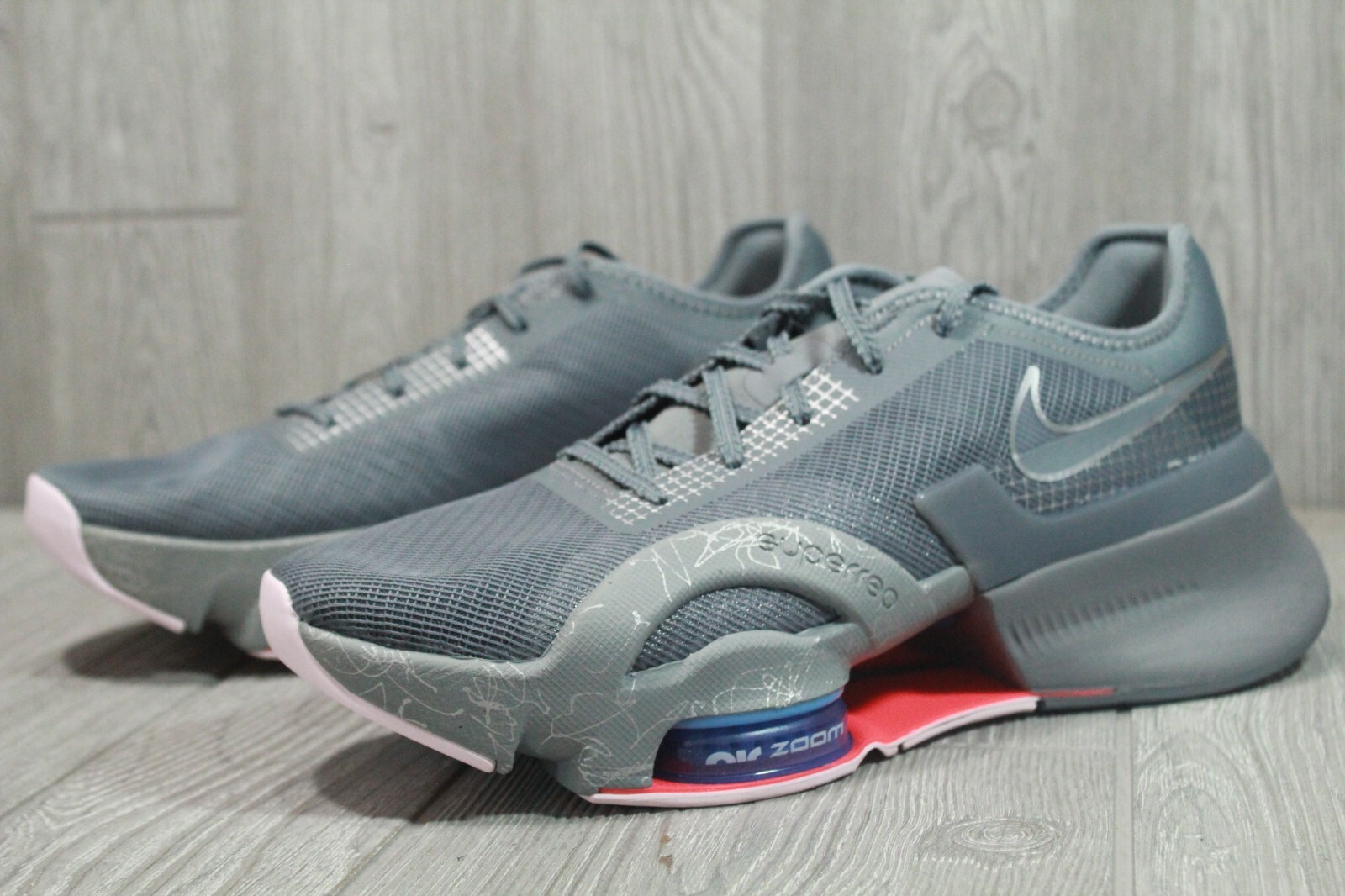 Nike Air Zoom SuperRep 3 Metallic Grey Mens Gym Shoes 9.5 - 12.5 DC9115 004