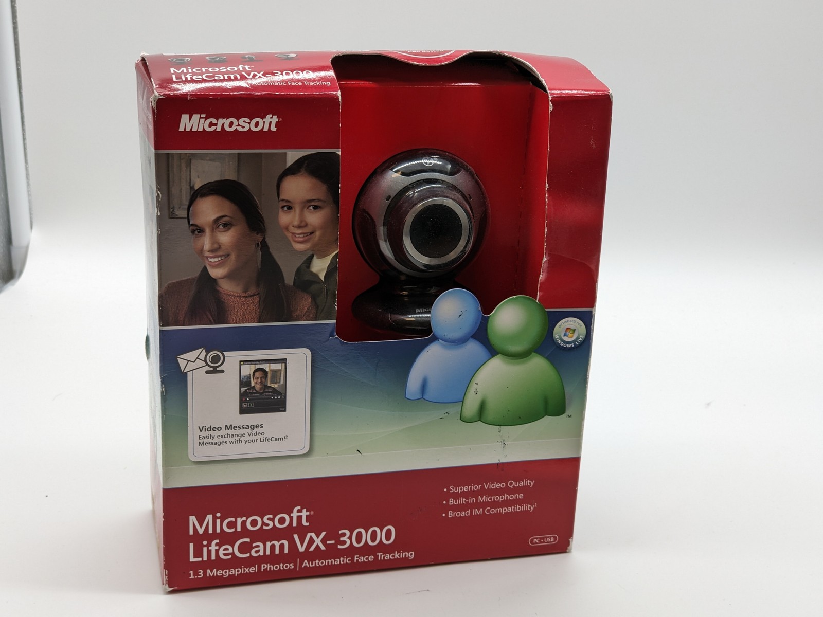 NEW Microsoft LifeCam VX-3000 Web Cam 1.3MEGAPIXEL - FREE SHIPPING