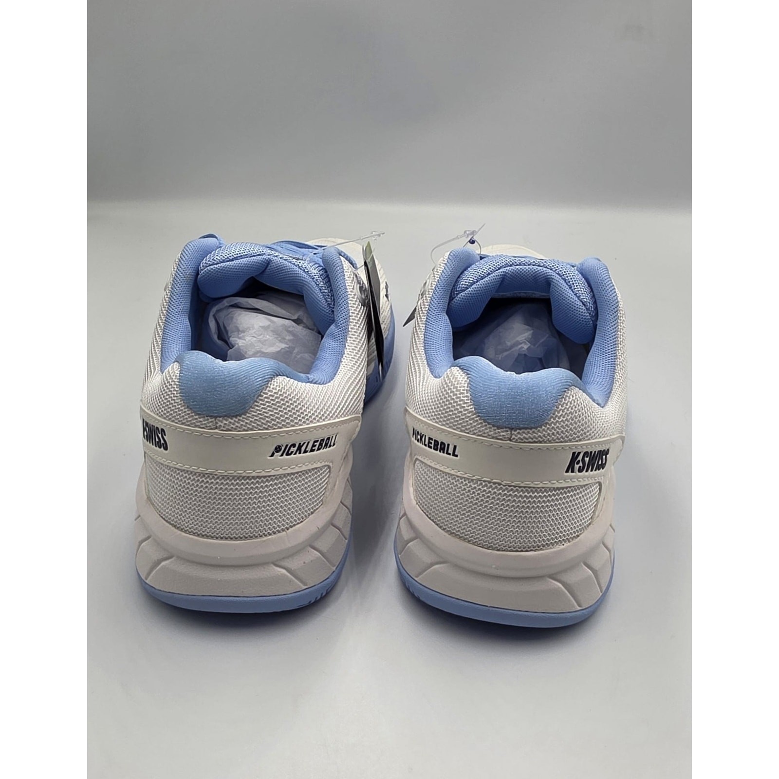 K-Swiss Express Light Pickleball Shoes Women’s Size 11 White Blue Ortholite Dura