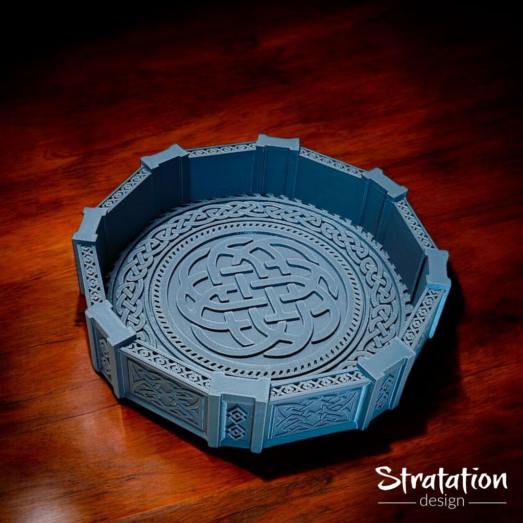 Gaelic Catch All Tray- DnD Legion Terrain Scenery Tabletop Miniatures 28mm