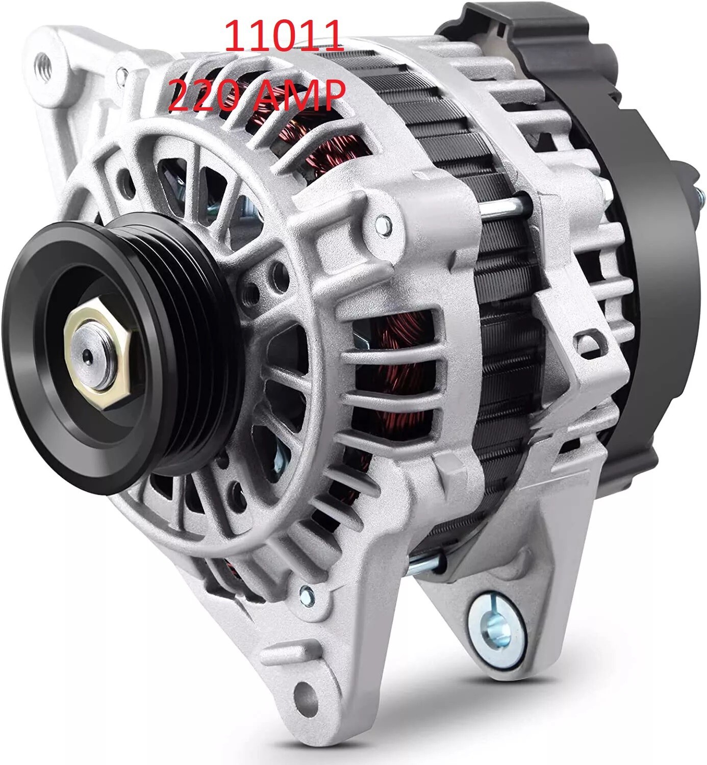 220 High Output Alternator Hyundai Kia Rio5 L4 1.6L 1599cc 2006-2007 2008 2009