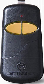 Stinger 310LID22V Garage Door Opener Visor Sized Remote