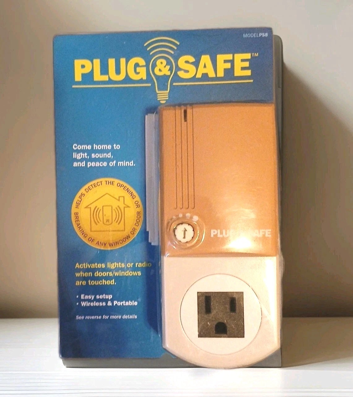 Plug & Safe Wireless Sensor PS8 Some (damage to the packaging).