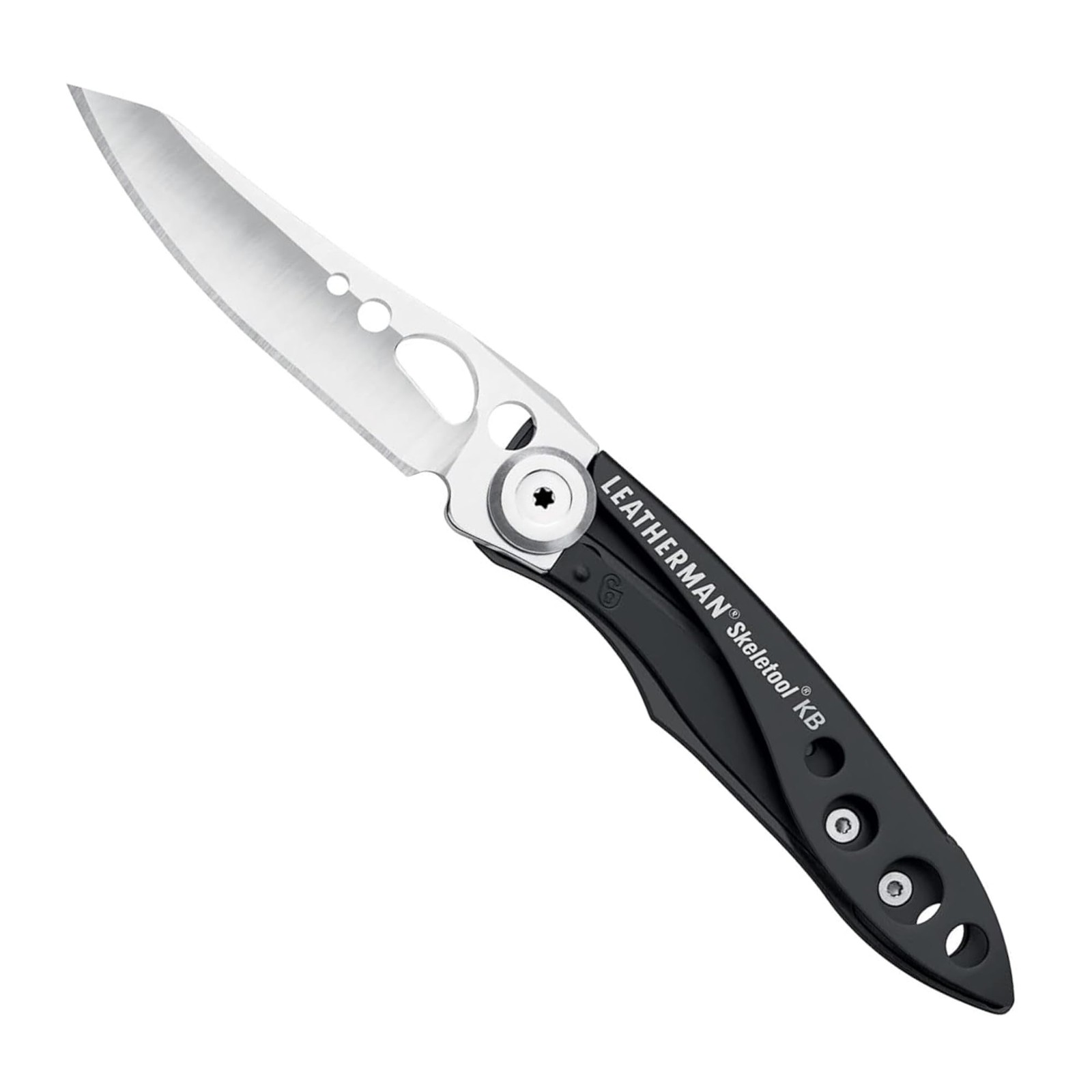 LEATHERMAN Skeletool KB Pocketknife Straight Edge Blade & Bottle Opener, Black