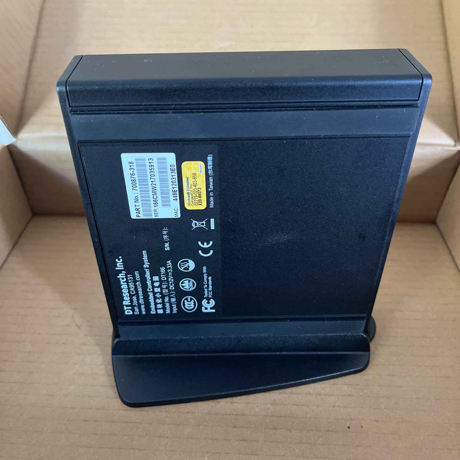 Oracle Micros DT166 Restaurant Display Controller, 700876-318 + Power Supply