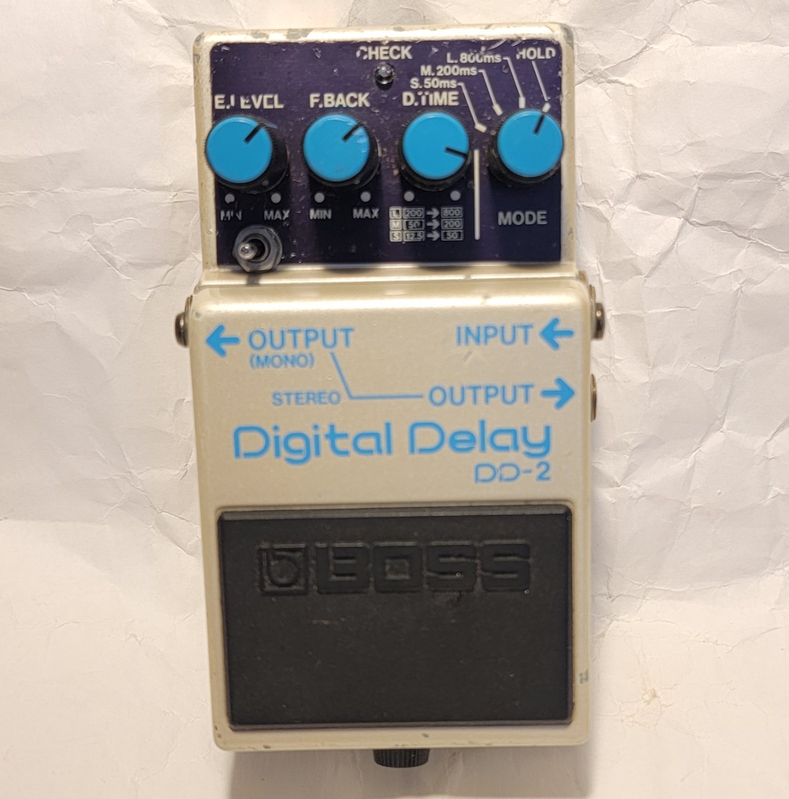 MIJ 1980's Boss DD-2 Digital Delay w/Modest Mike Mod!