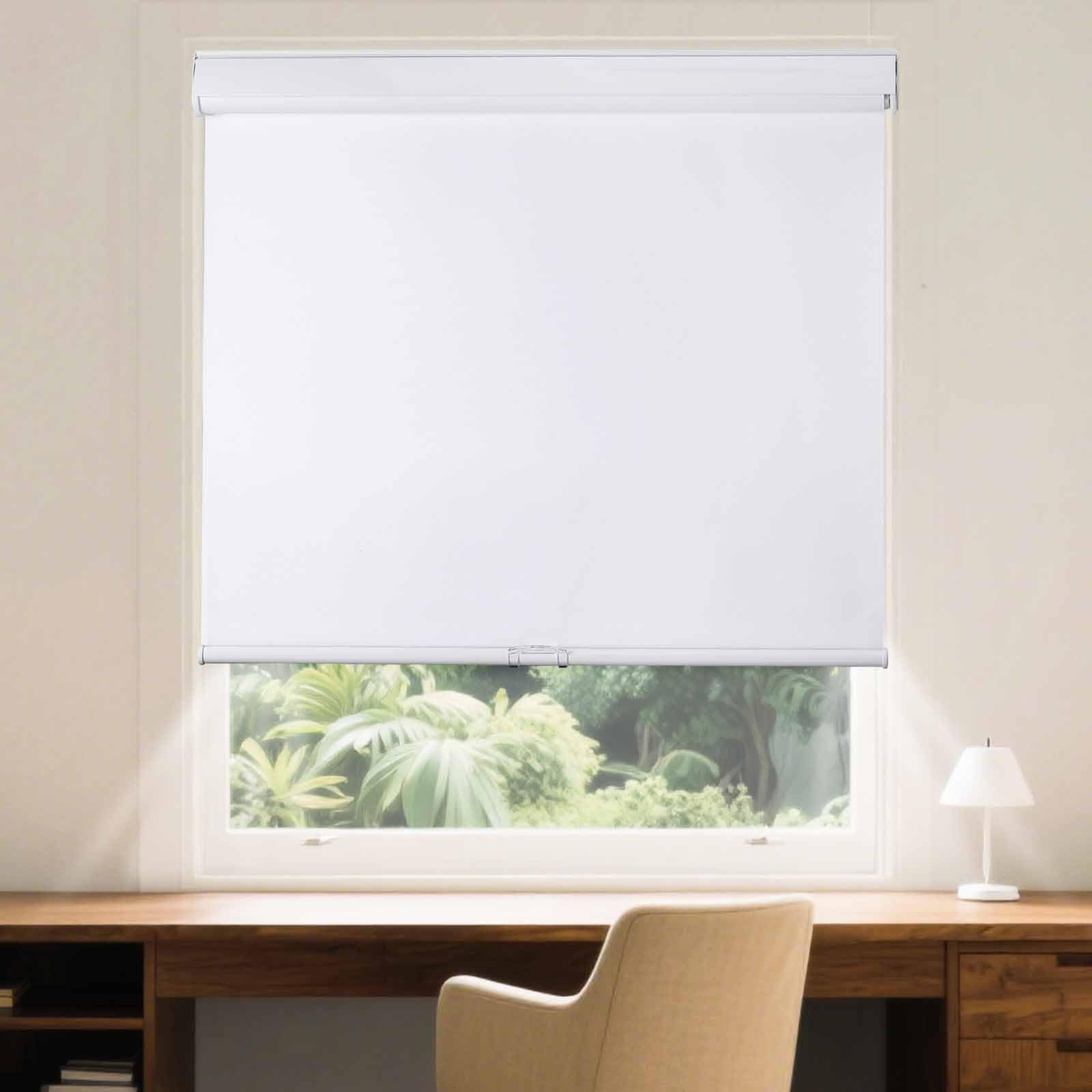 SILKVERSE Roller Window Shades Free-Stop Cordless Blackout Blinds Thermal Insula