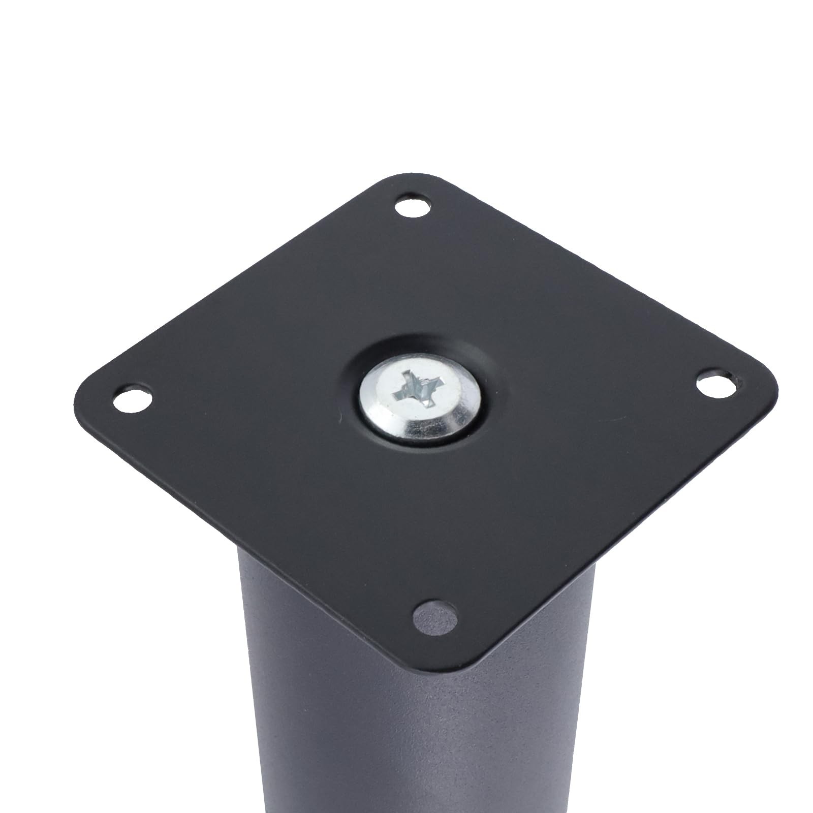 4 PCS Black Adjustable Height Furniture Legs 3.94.3 Inch Stainless Steel