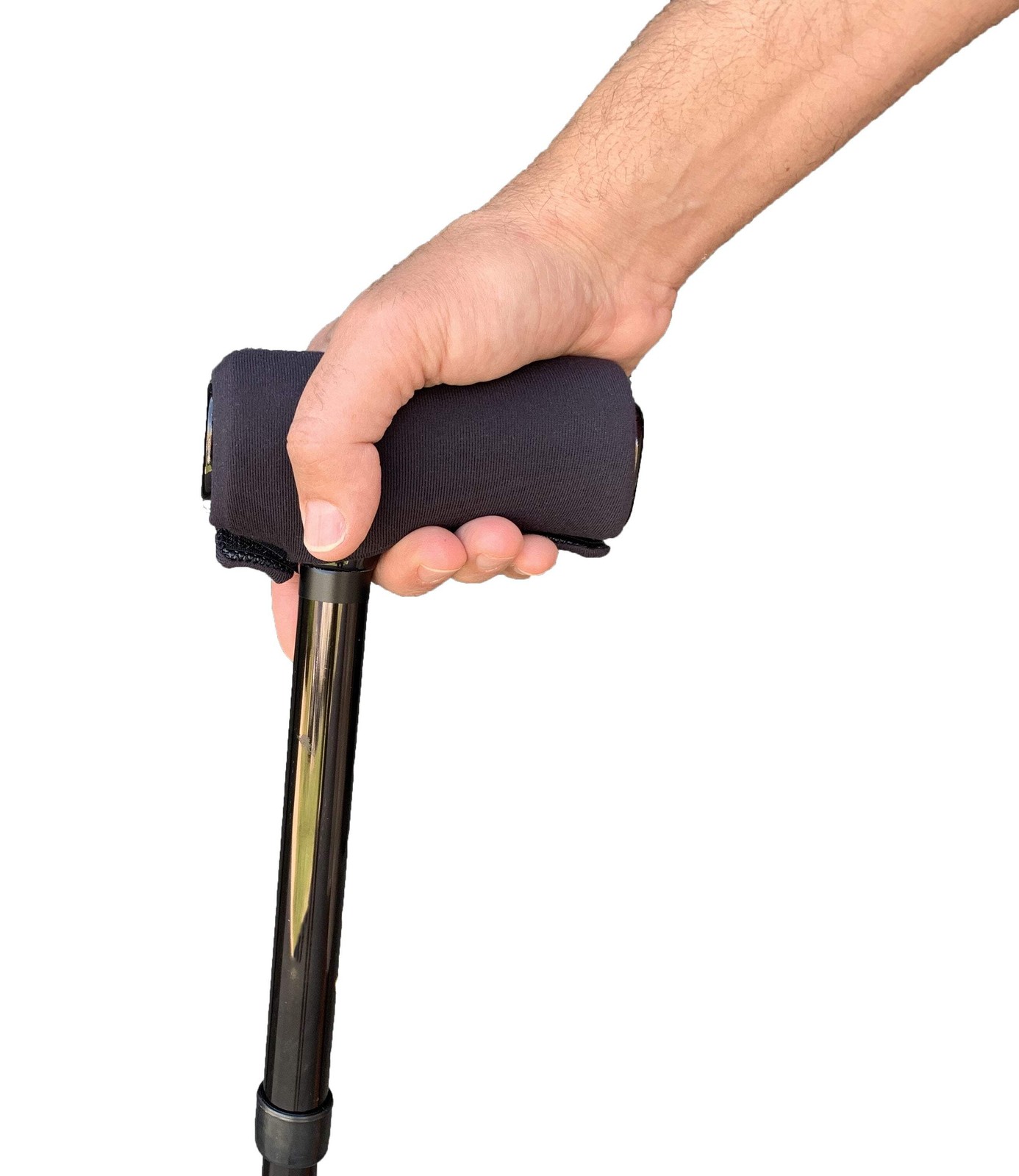 Crutcheze T-Handle Cane Pad Wrap-On Foam Cushion for Hard Handle Walking Canes