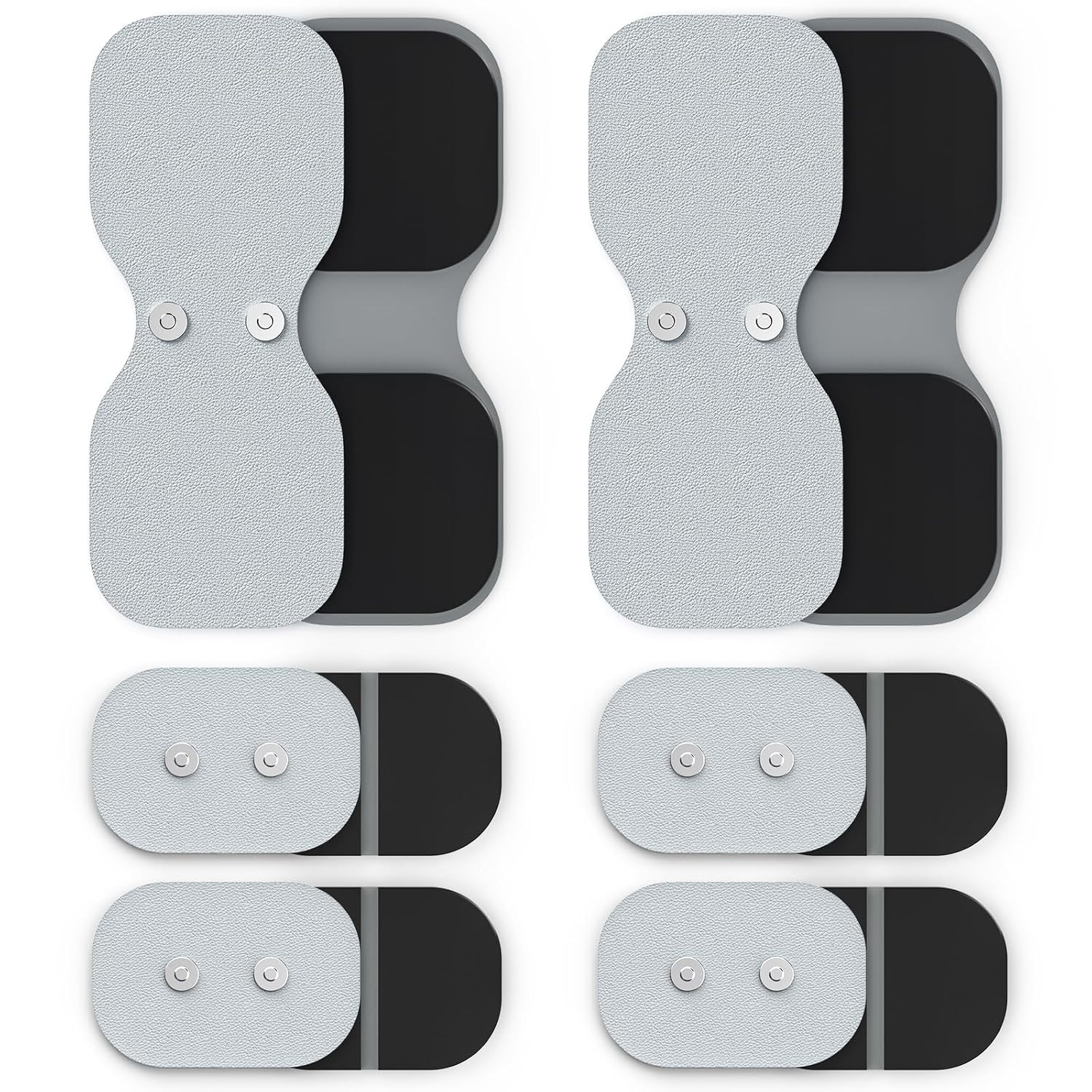 Wireless TENS Unit Electrode Pads 12 Pcs, 2 Sizes, Latex-Free | Only Compatible