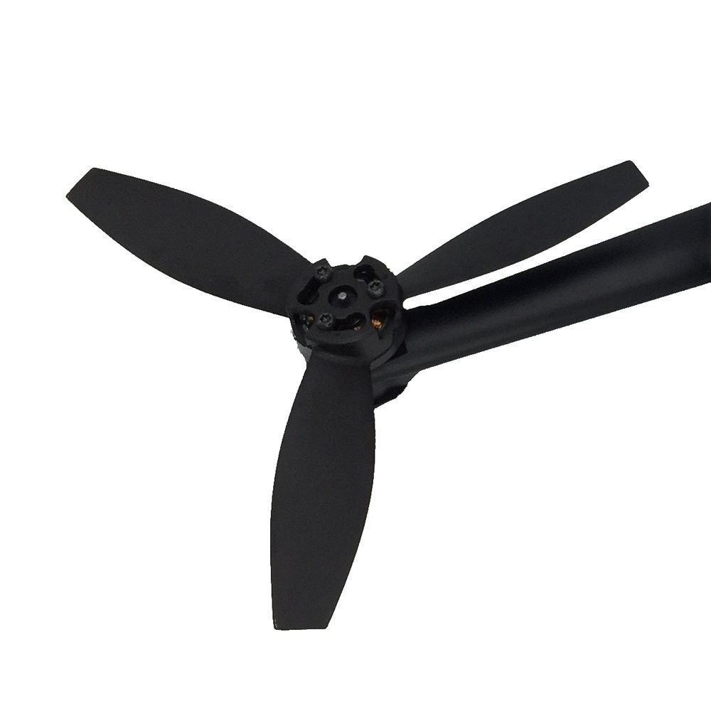 Anbee 4pcs Plastic Propellers Props Rotor for Parrot Small, Black, White