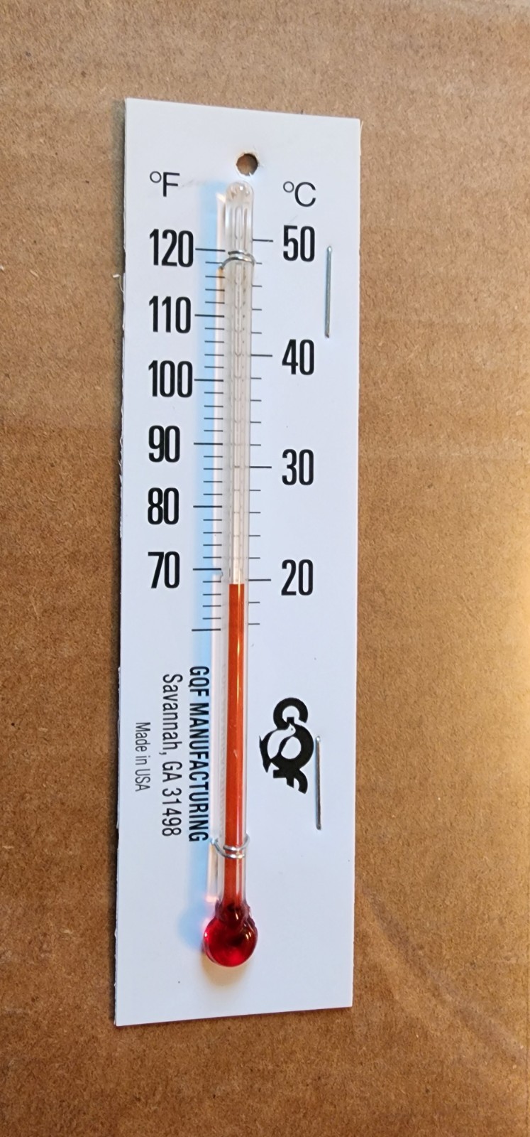 GQF 1825 Incubator Thermometer for Hova-Bator Incubator.  Made in USA.  Free S/H