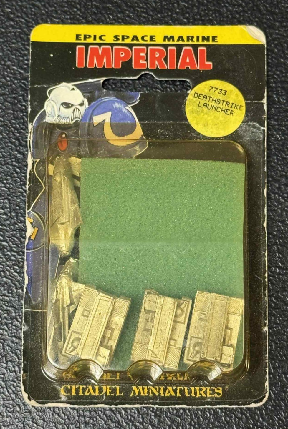 Epic Space Marine 40K Imperial Guard Deathstrike Missile Launcher #7733 Metal OP