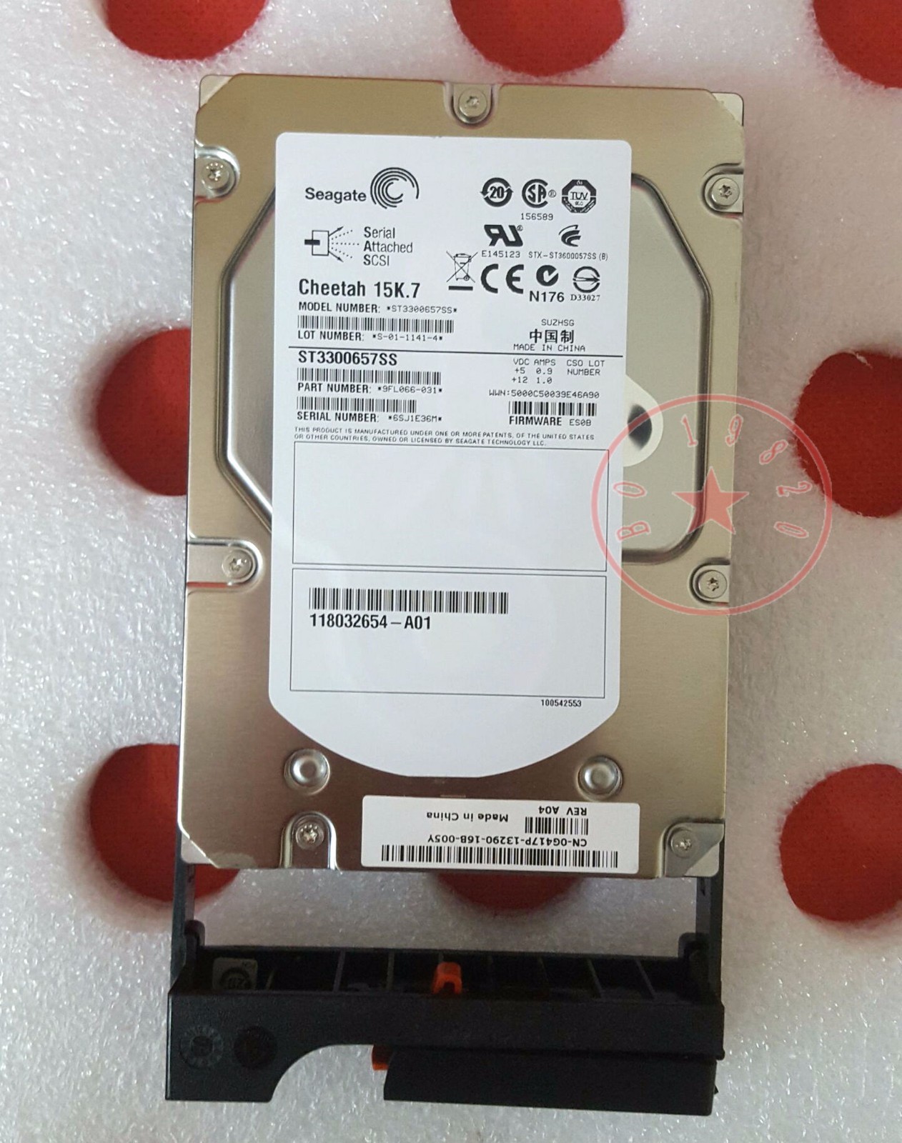 EMC AX-SS15-300 300GB 15K SAS Disk AX4 AX4-5F AX4-5i 005048786 005048875 HDD
